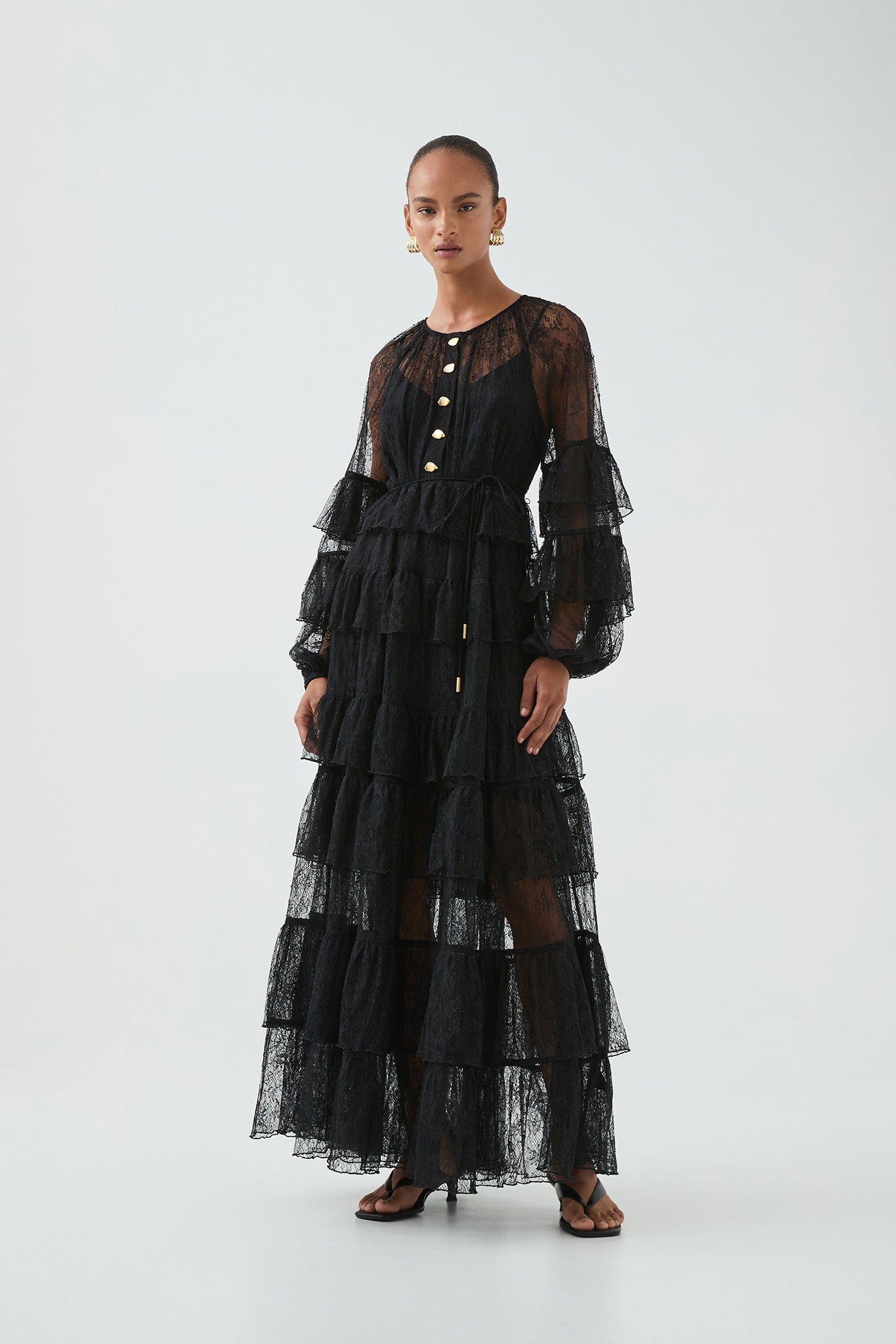Primrose Maxi Dress-BLACK / 8 Primrose Maxi Dress-BLACK / 8