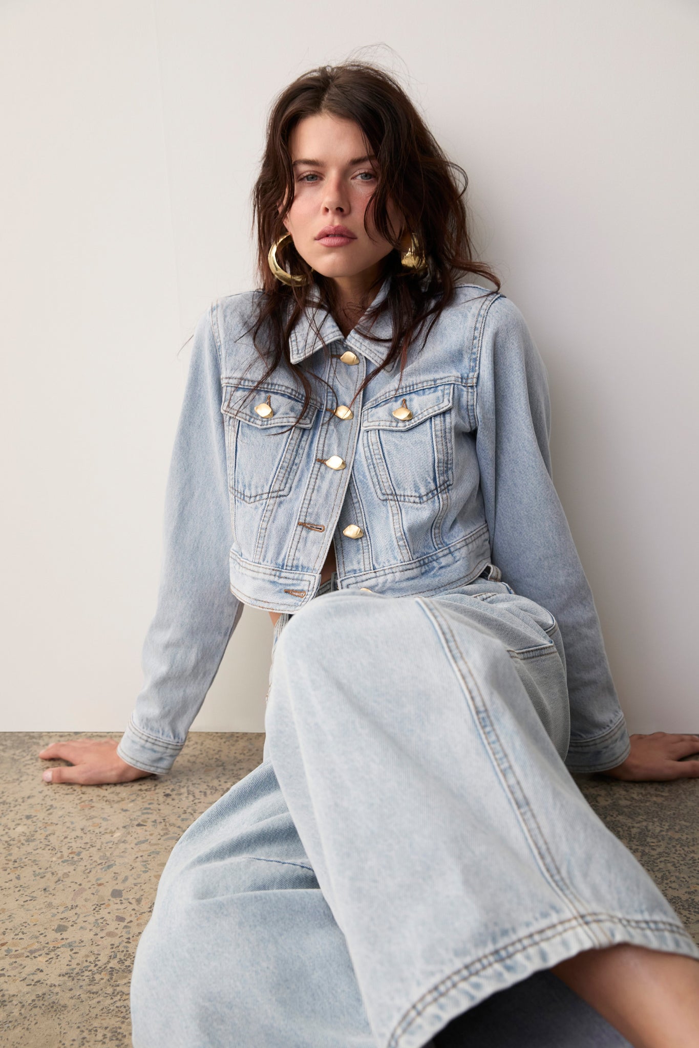 Kai Denim Cropped Jacket