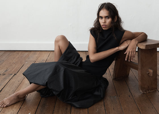 aje energy mini dress Energy Mini Dress | Black