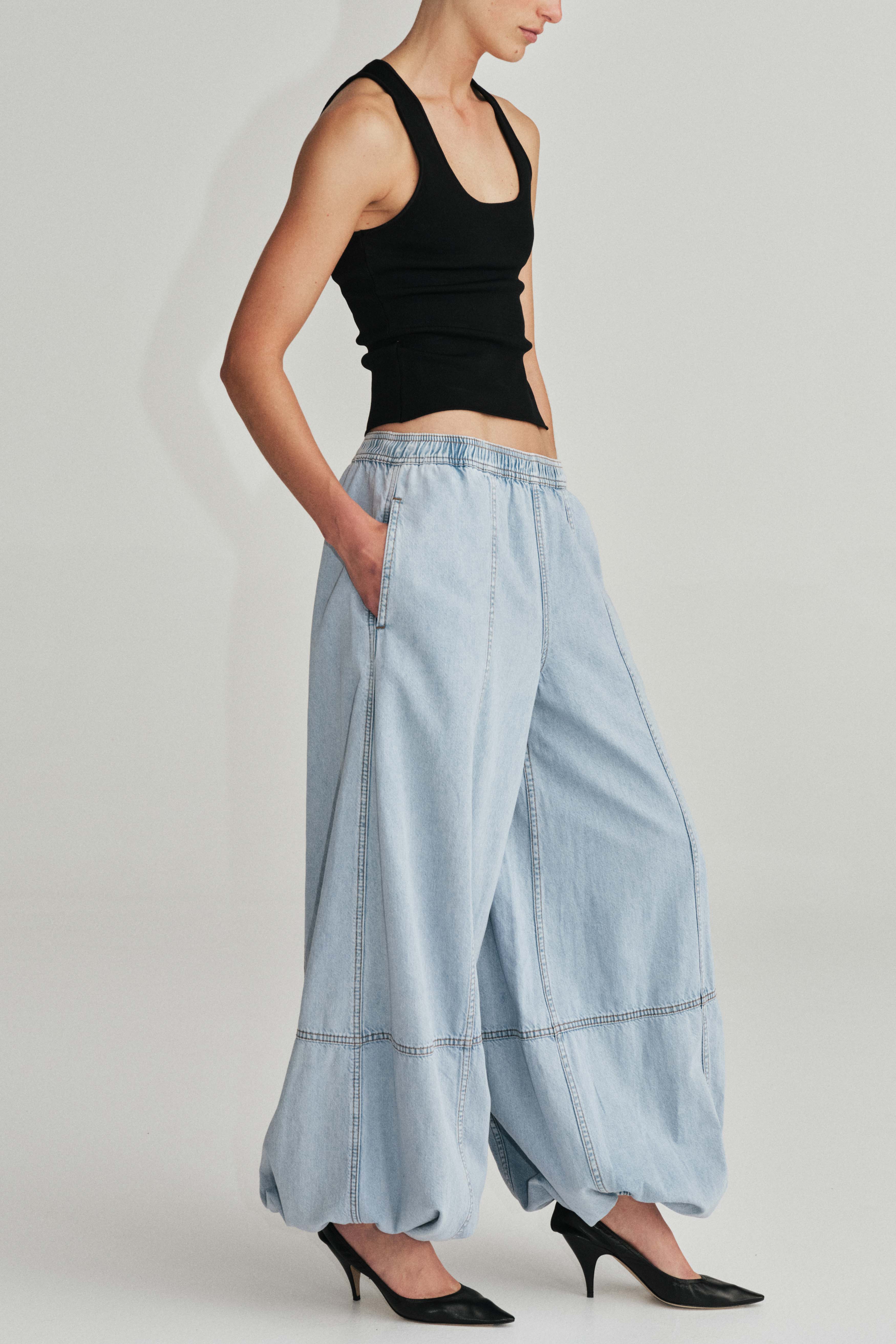 Joy Balloon Denim Pant     