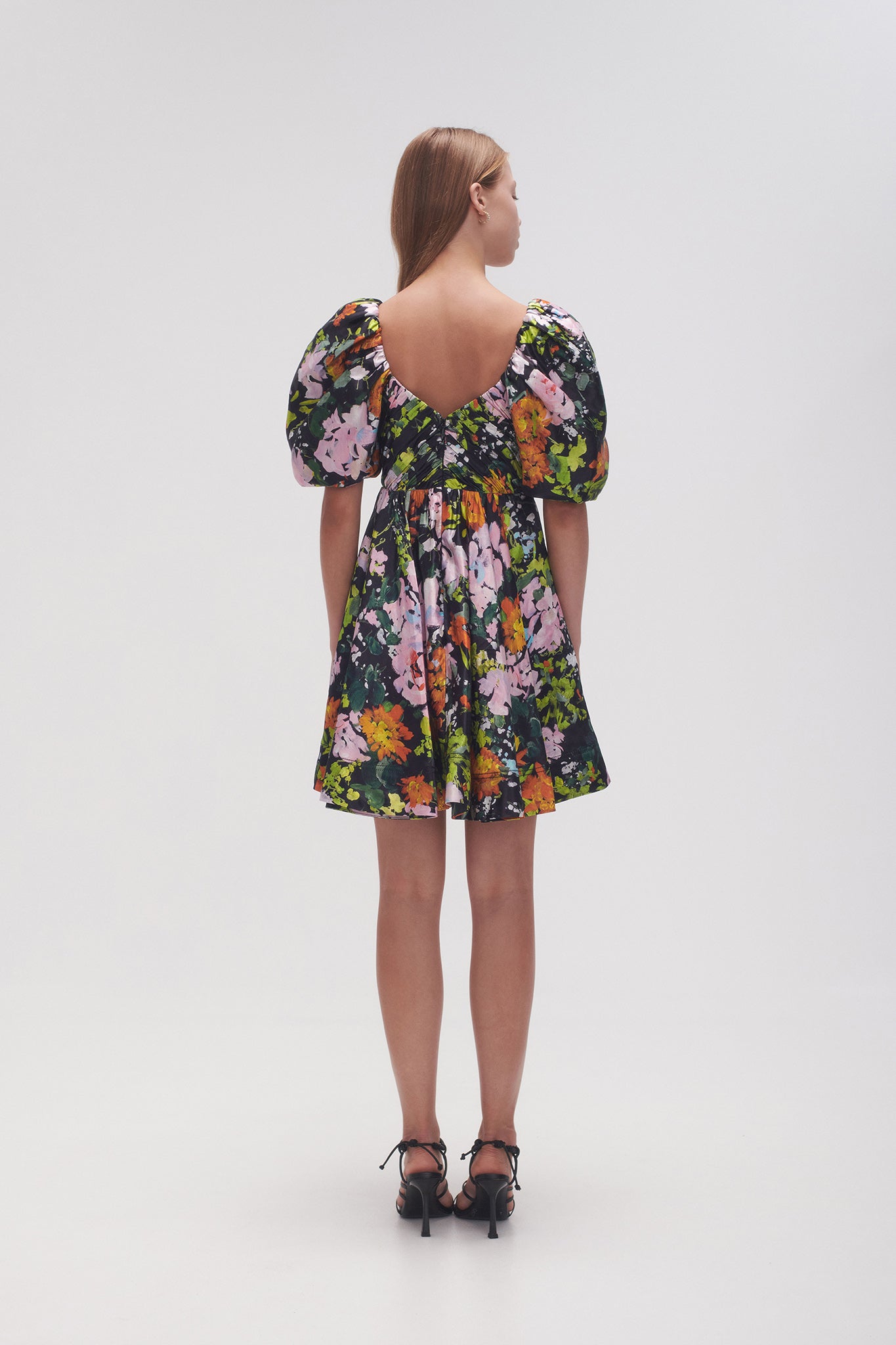 Gabrielle Plunge Mini Dress | Midnight Floral | Aje – Aje NZ