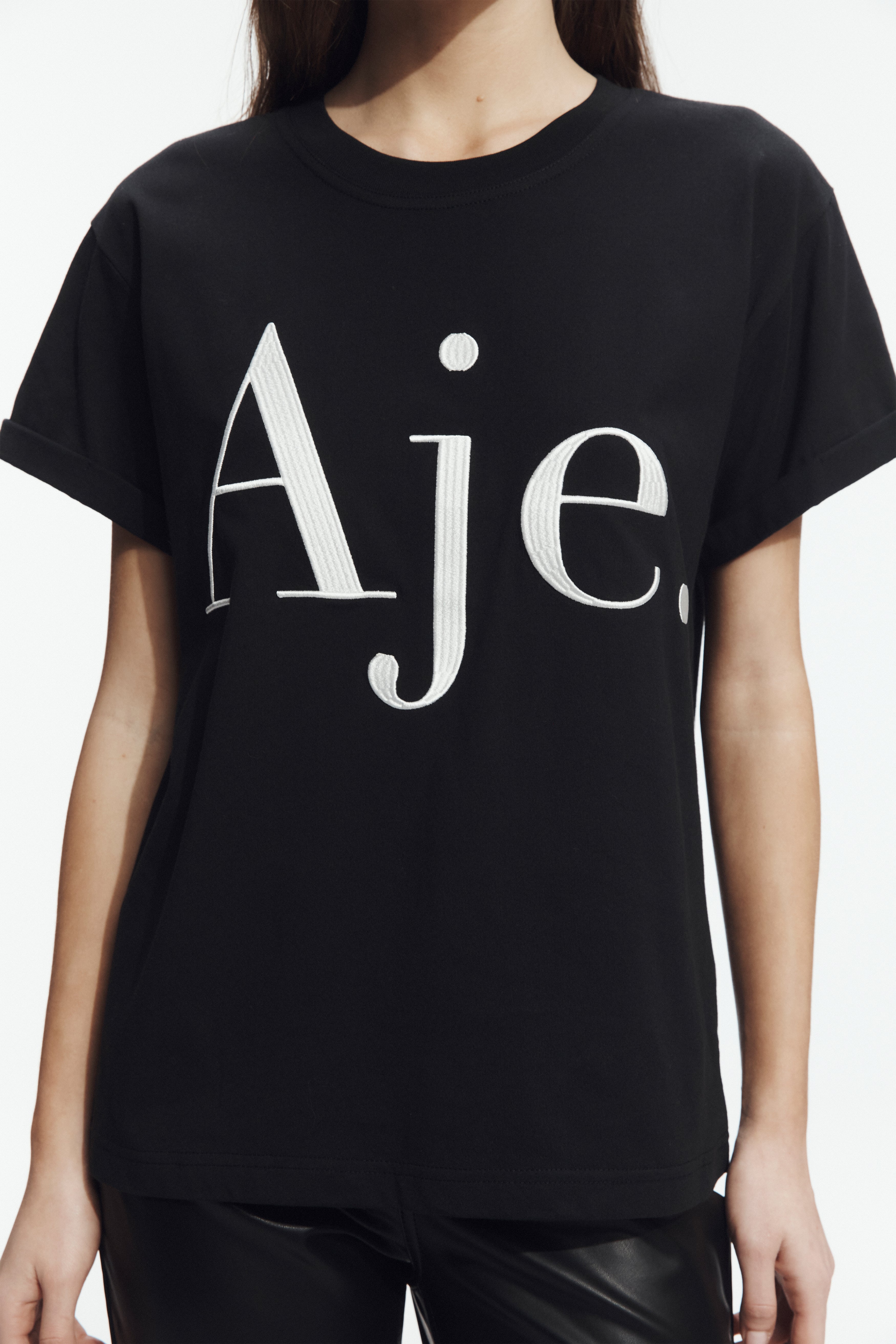 Alice Embroidered Logo Tee