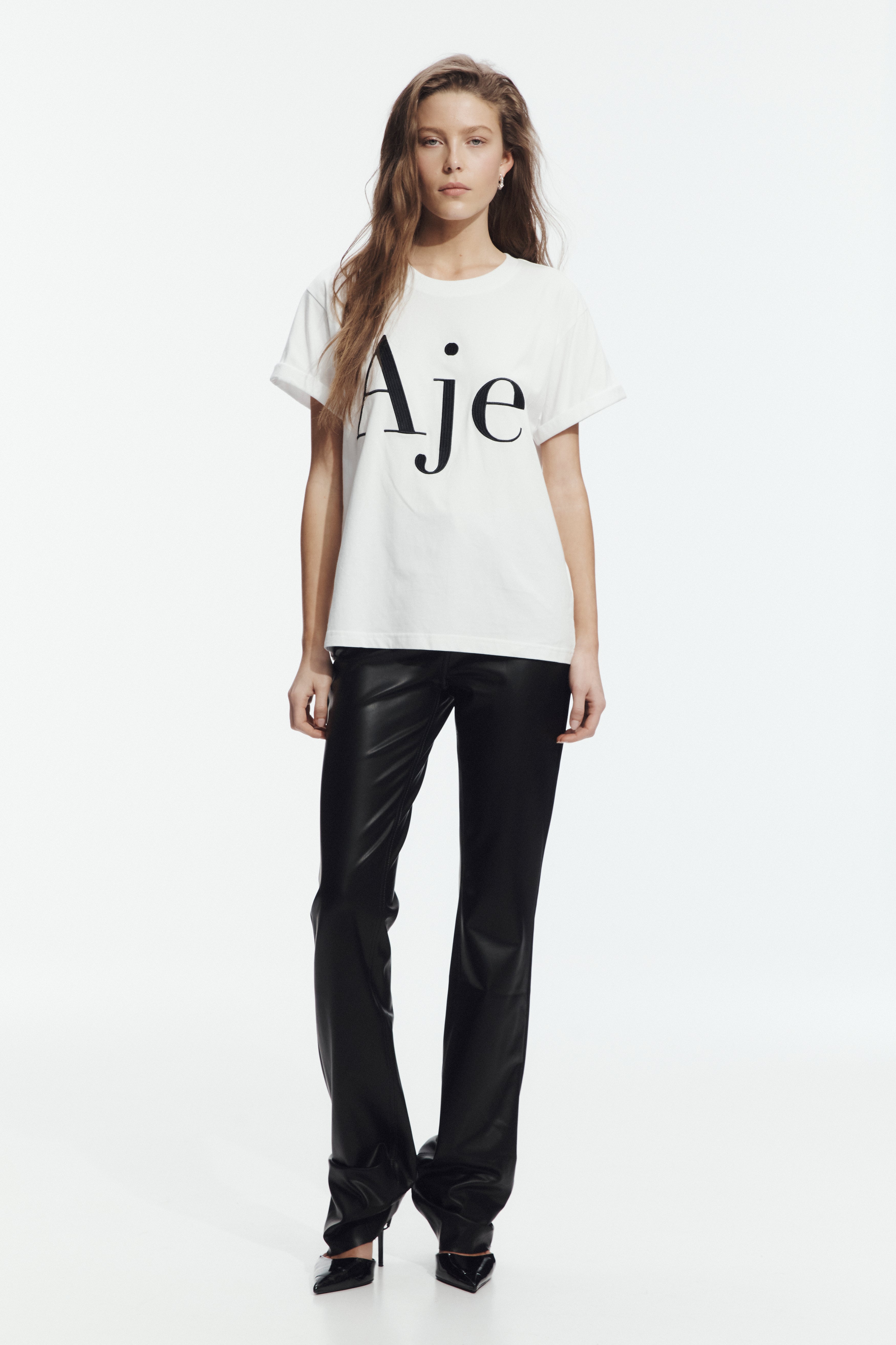 Alice Embroidered Logo Tee