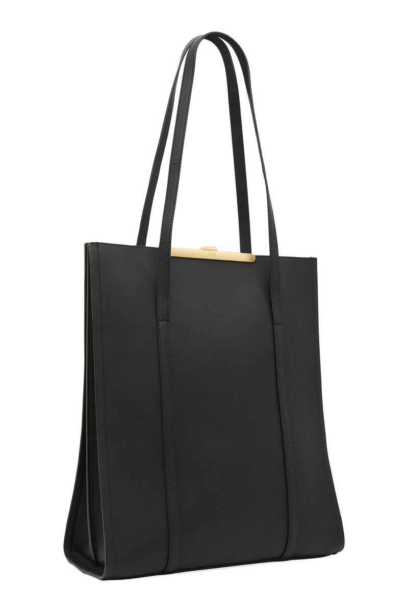 Fresco Leather Tote | Black | Aje – Aje NZ