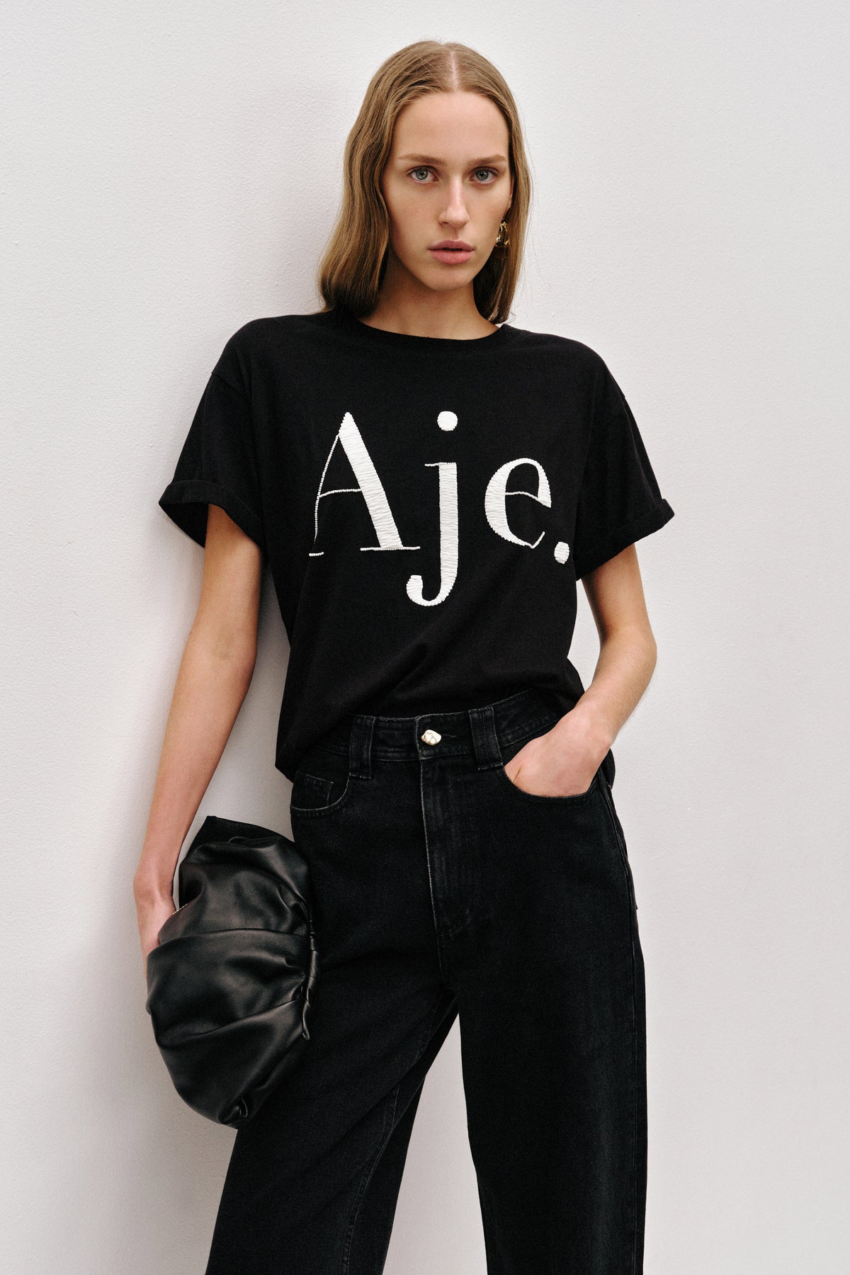 Evera Logo Heritage Tee | Black & White Logo | Aje – Aje NZ