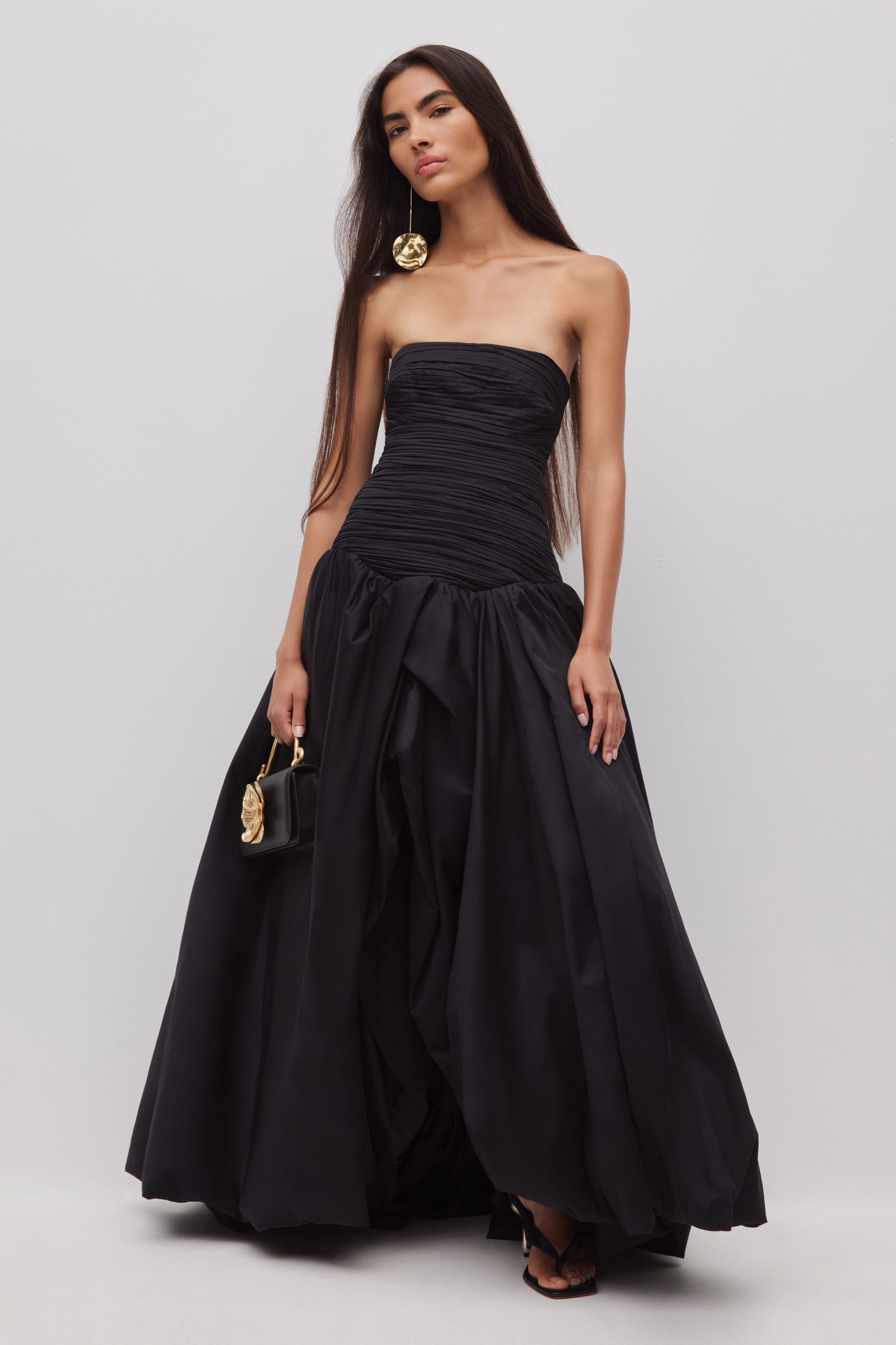 Violette Bubble Hem Maxi Dress