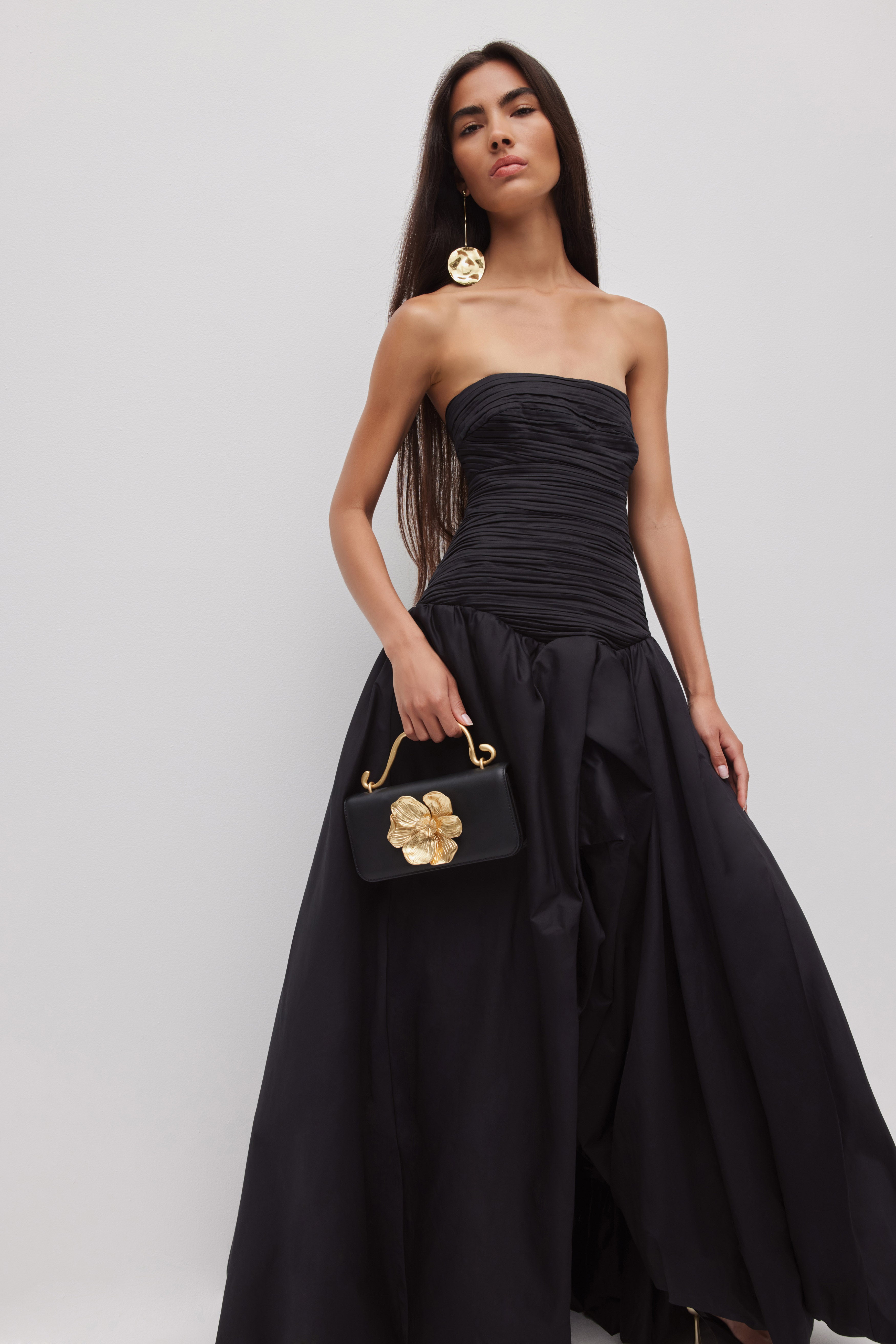 Violette Bubble Hem Maxi Dress