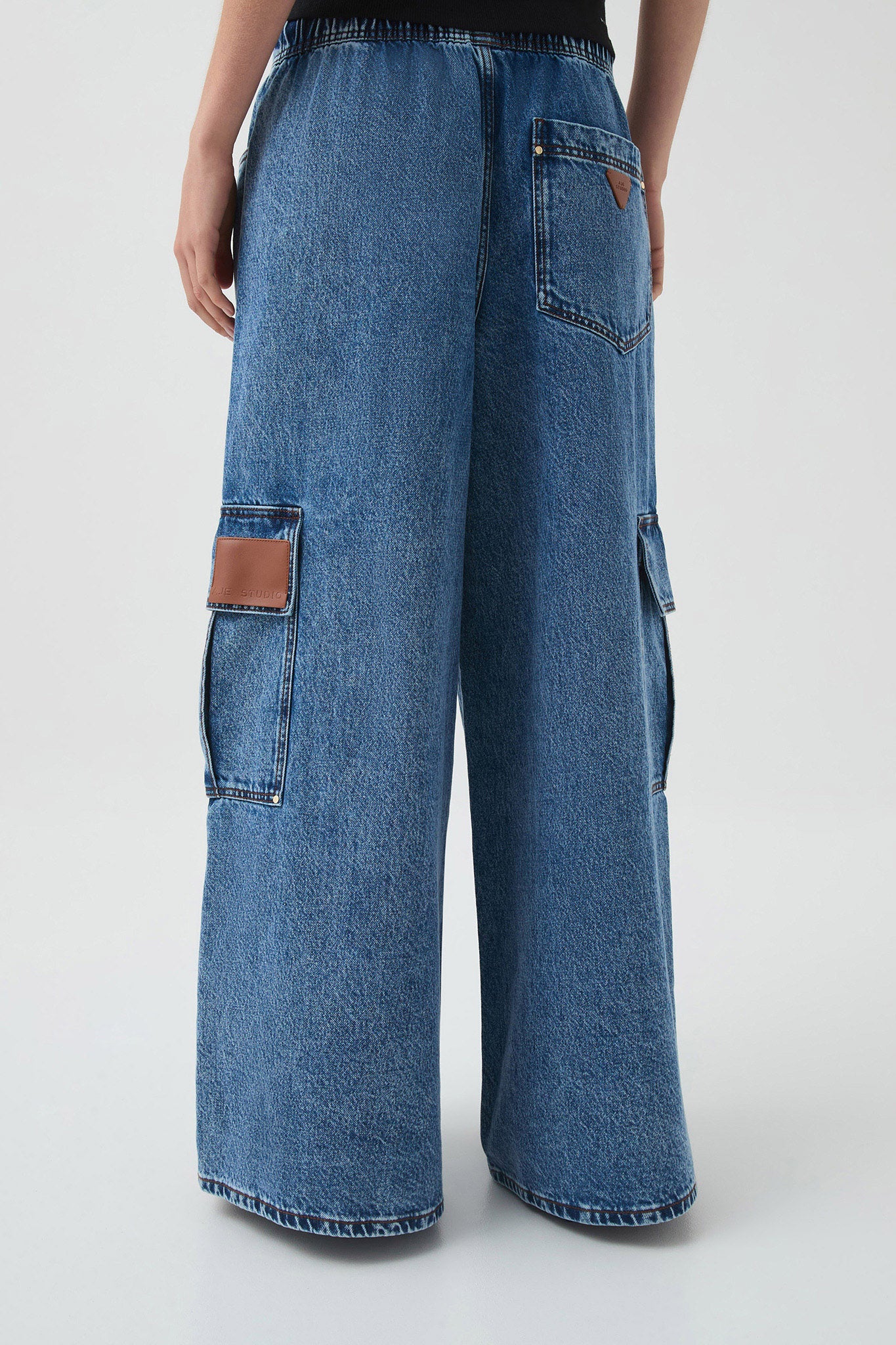 Sadie Denim Cargo Jeans