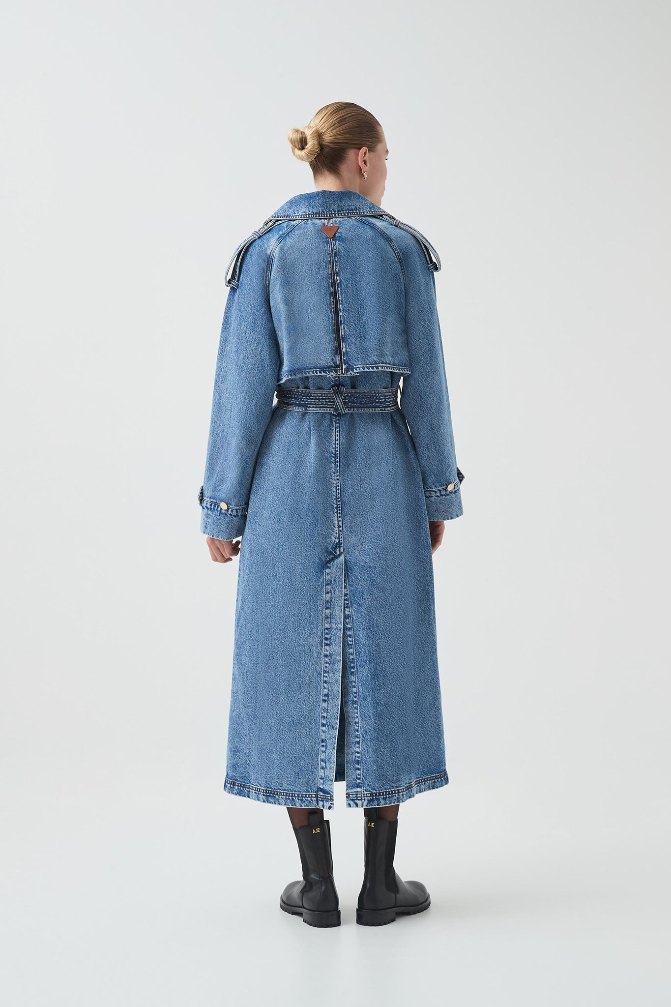 Blues Denim Trench