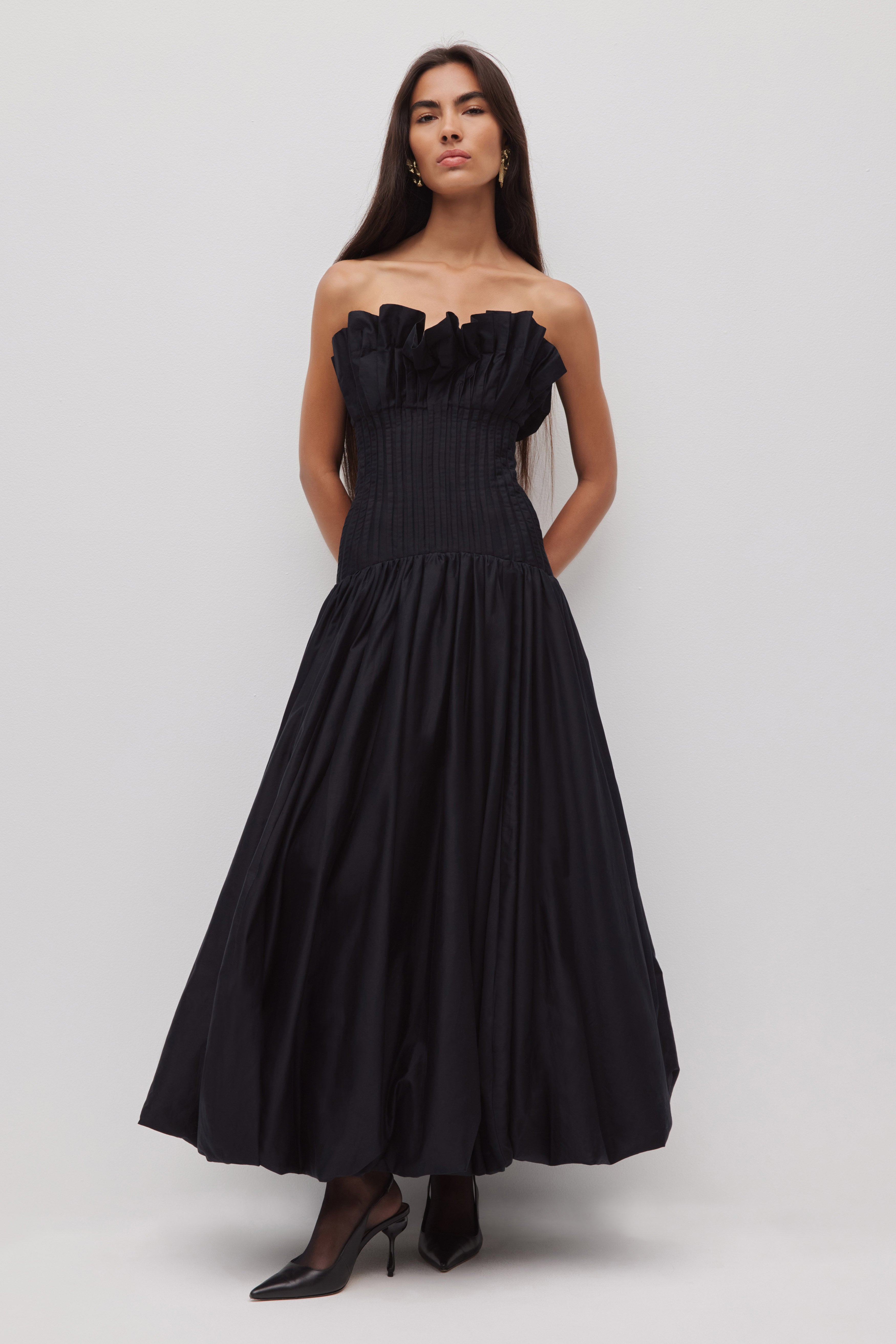 Ivy Bubble Hem Gown