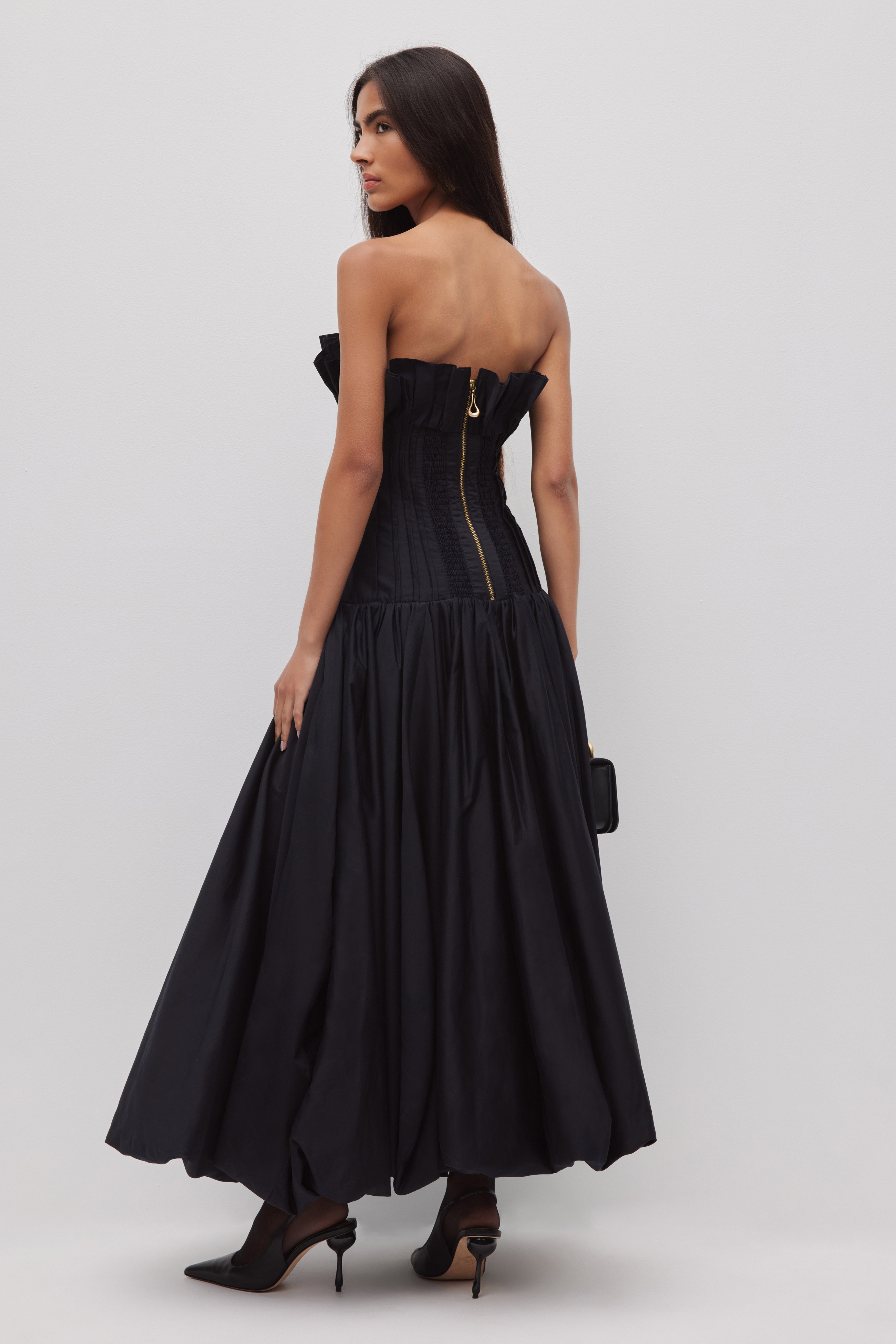 Ivy Bubble Hem Gown