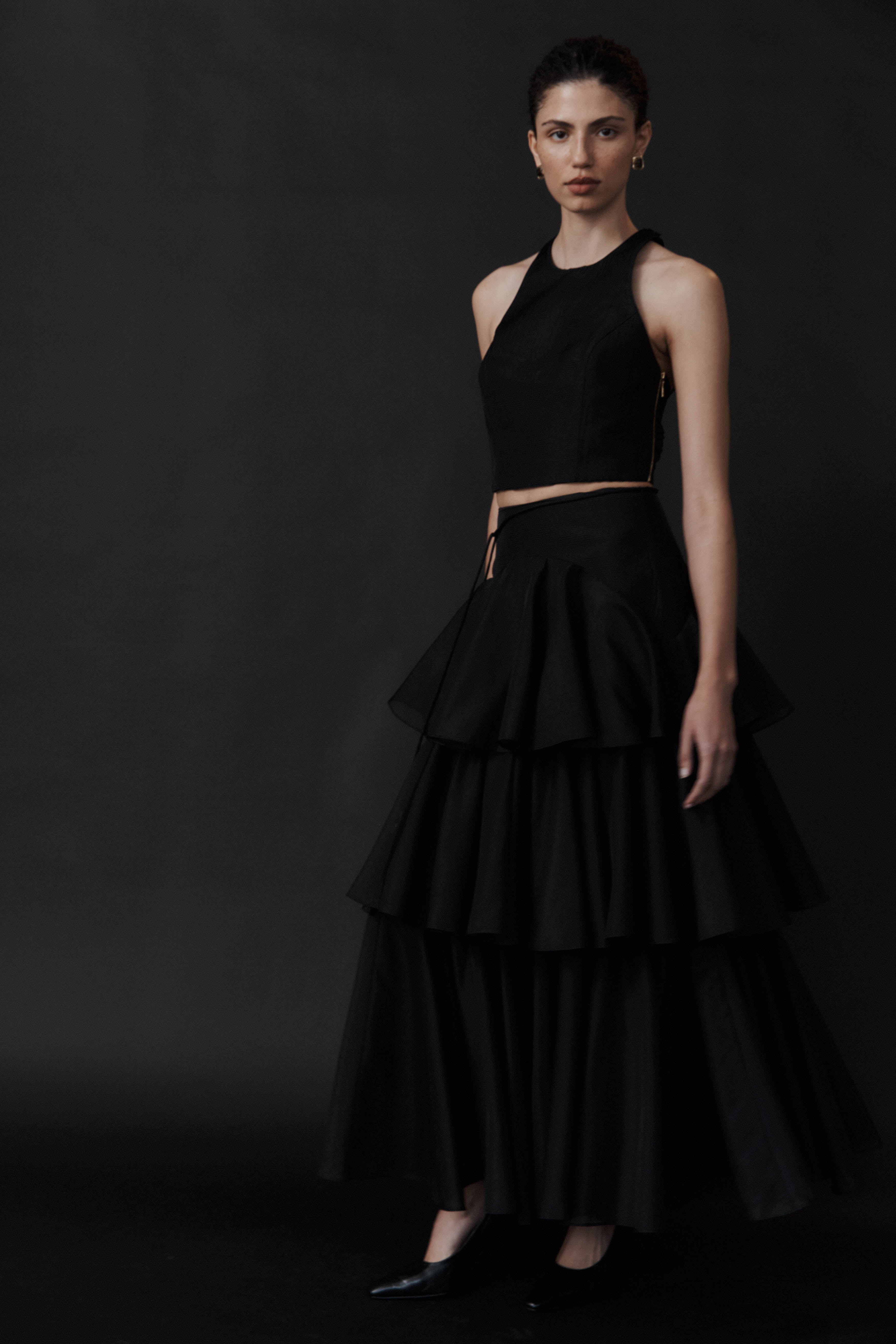 Radiate Pleated Maxi Skirt
