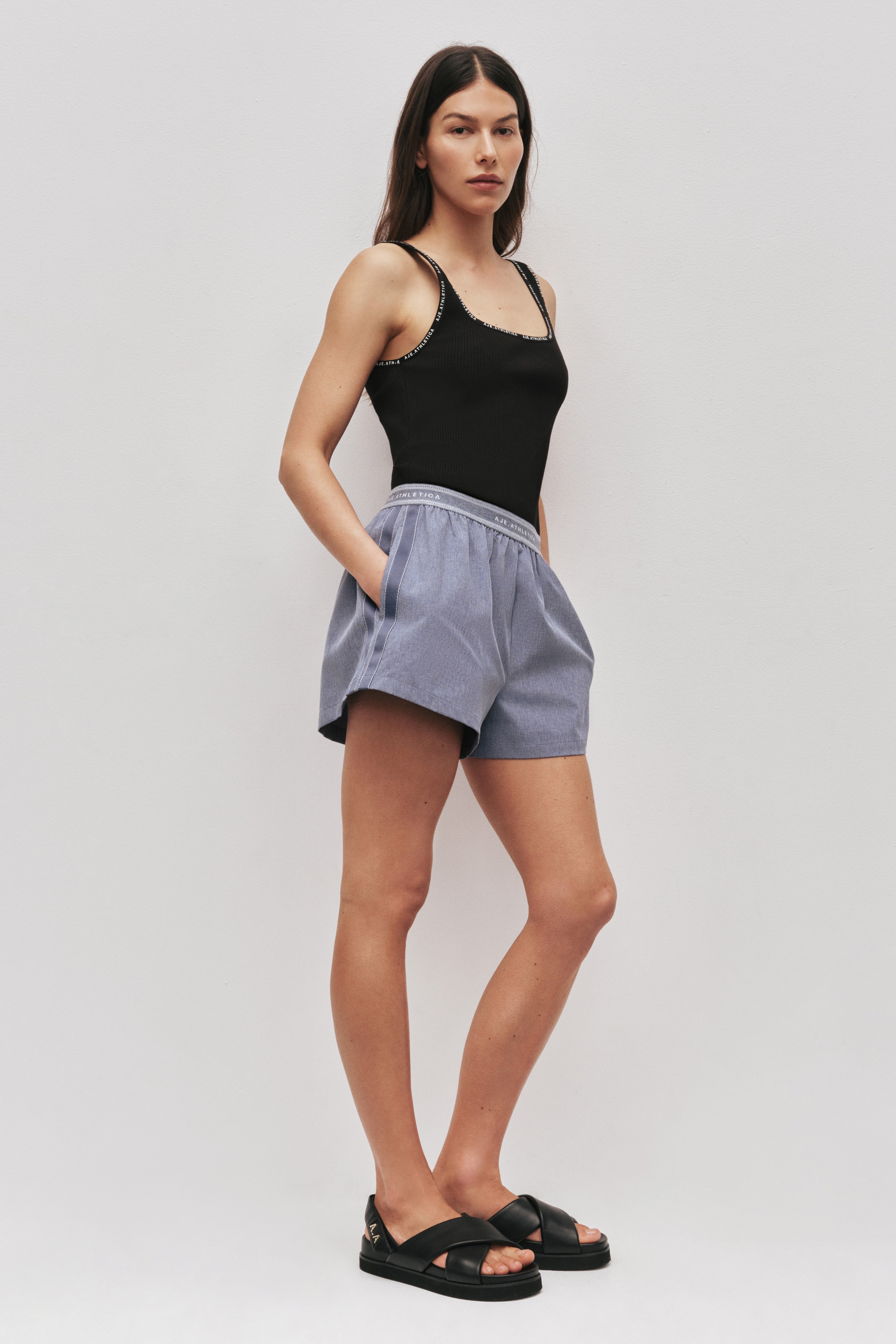 Logo Elastic Spray Short 603