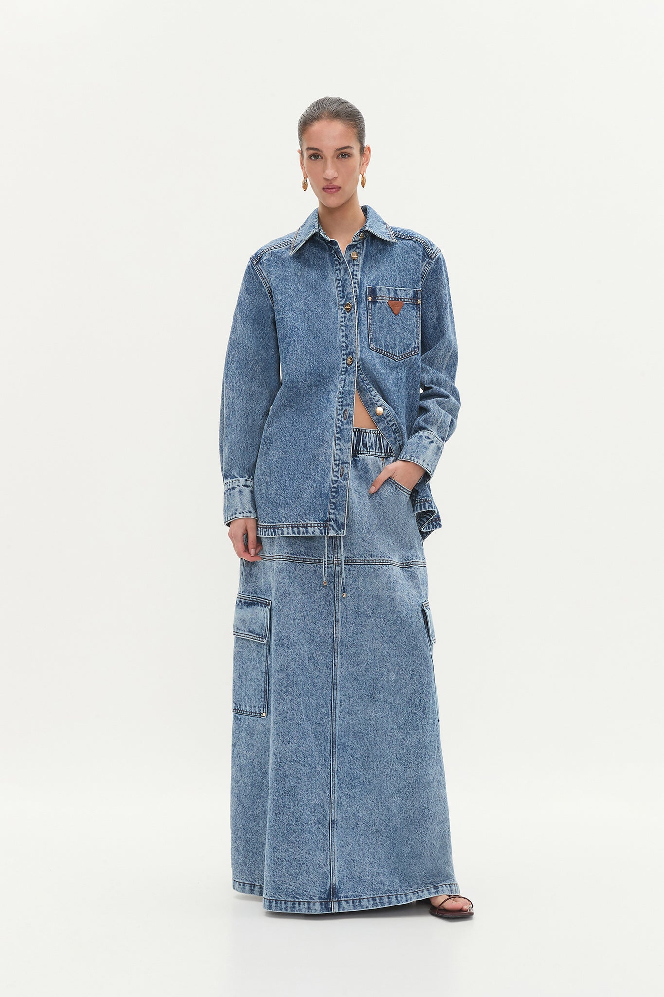 Flynn Split Back Shirt