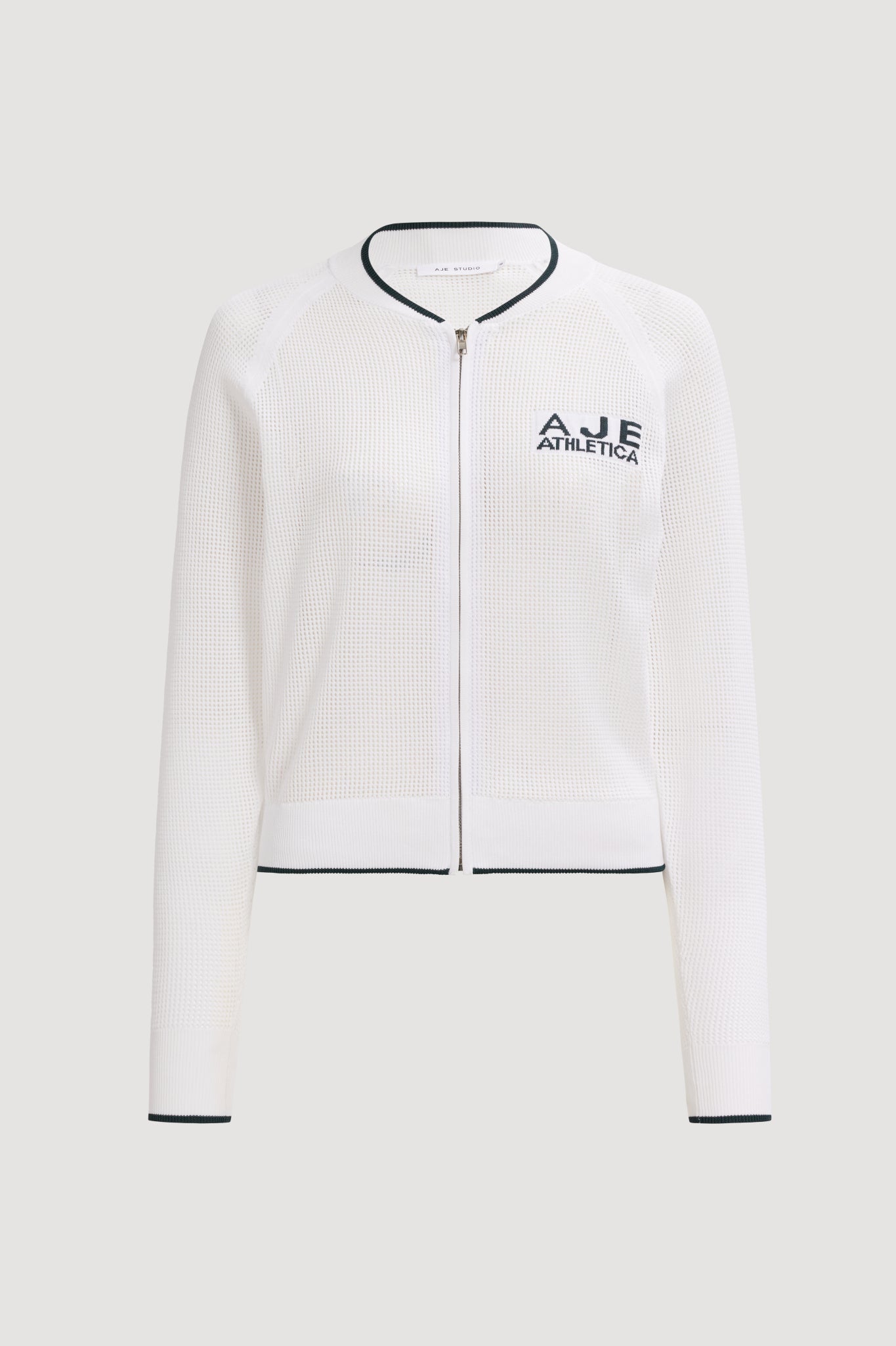 Open Knit Zip Jacket168