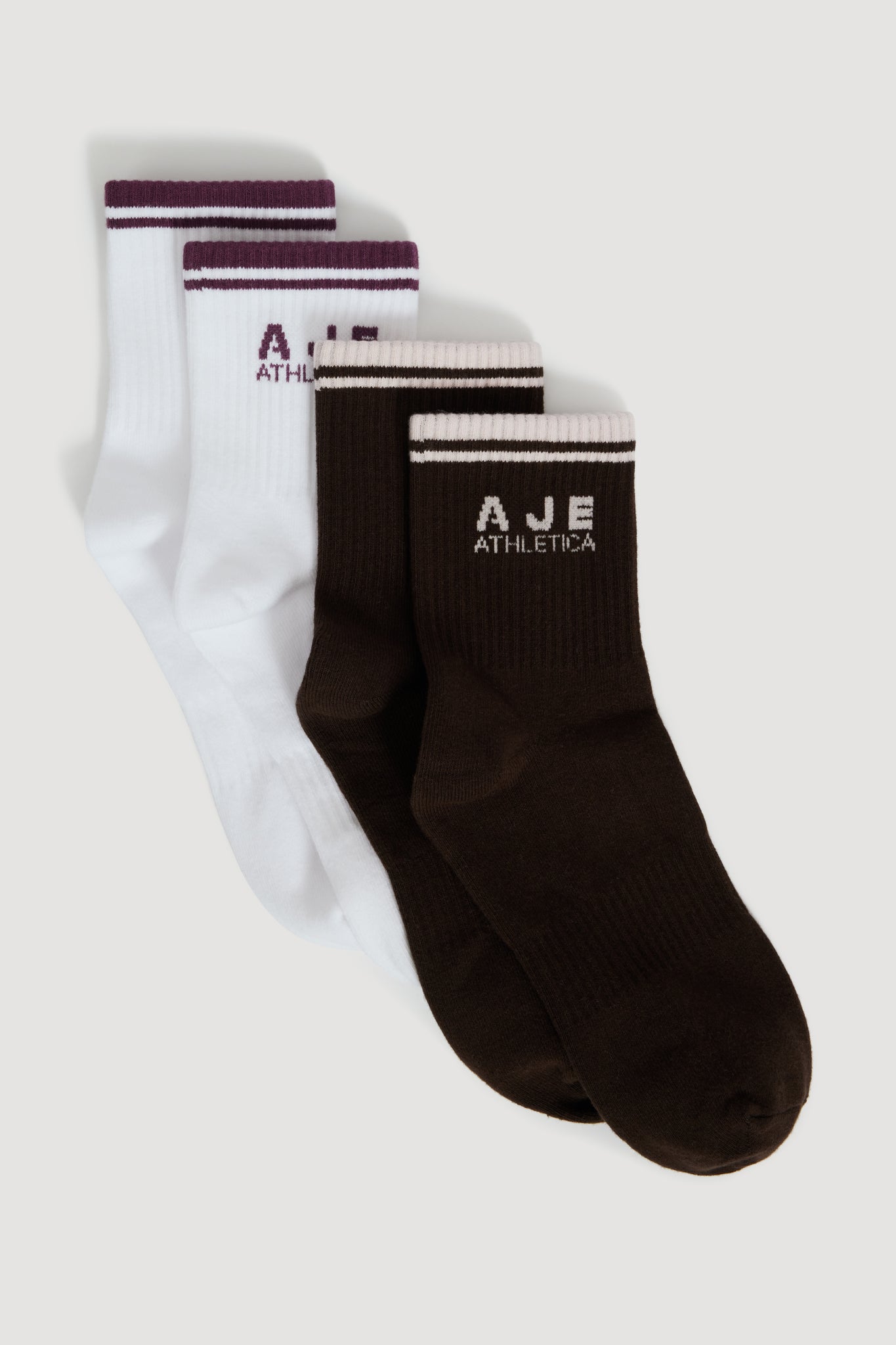 2 Pack Logo Crew Socks 028