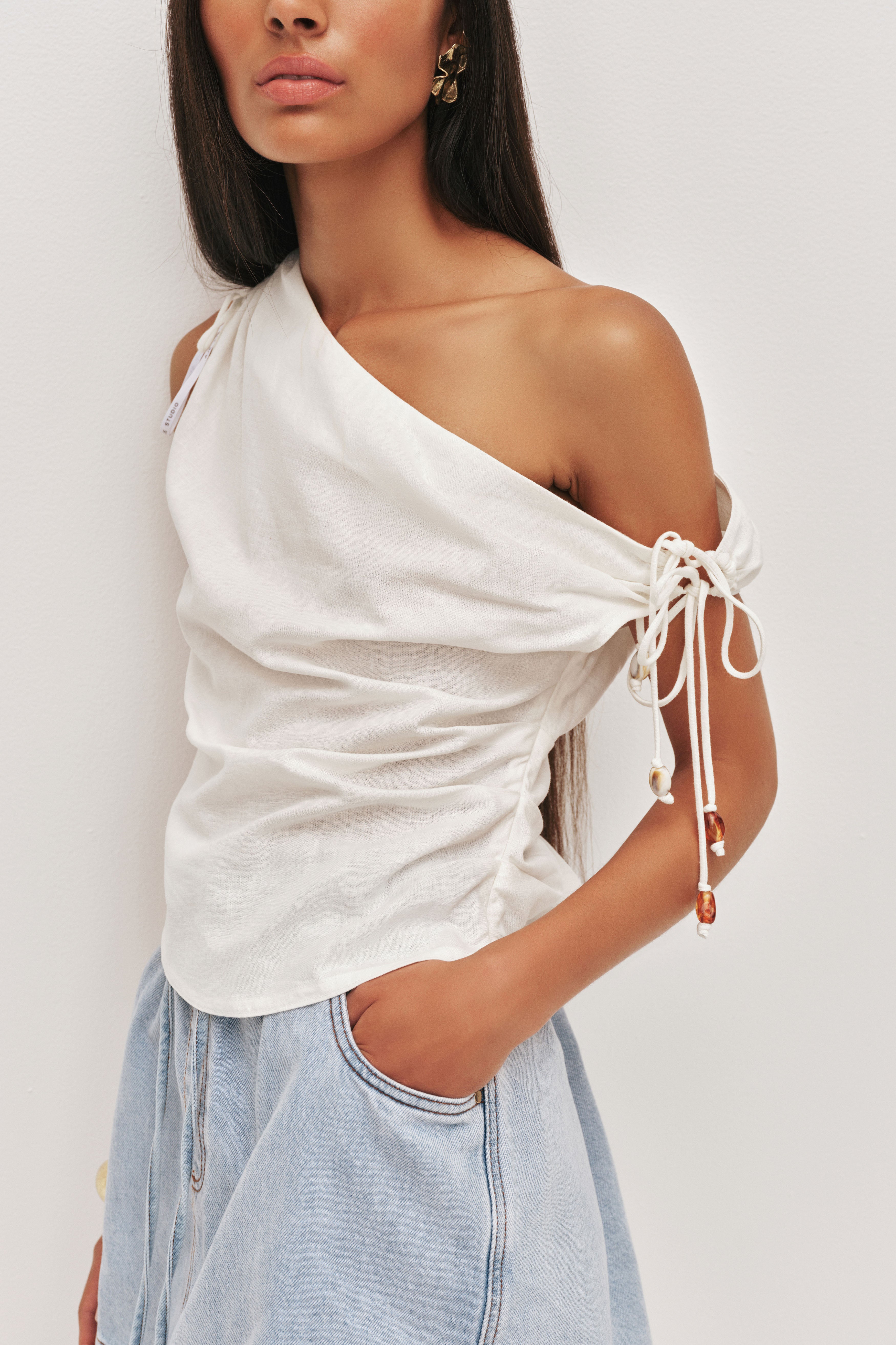 Flynn Denim Mini Skirt