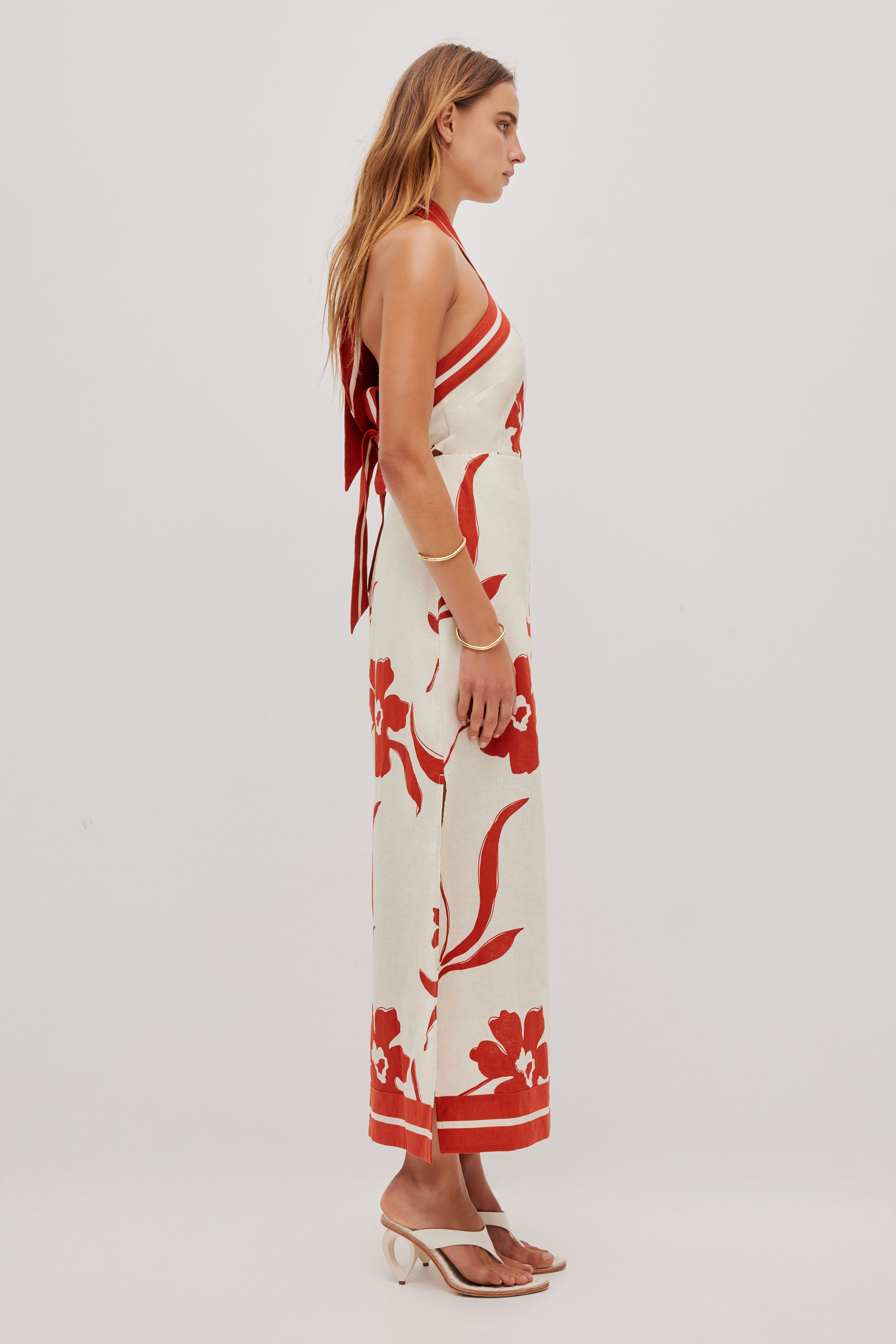 Mireya Halter Midi Dress