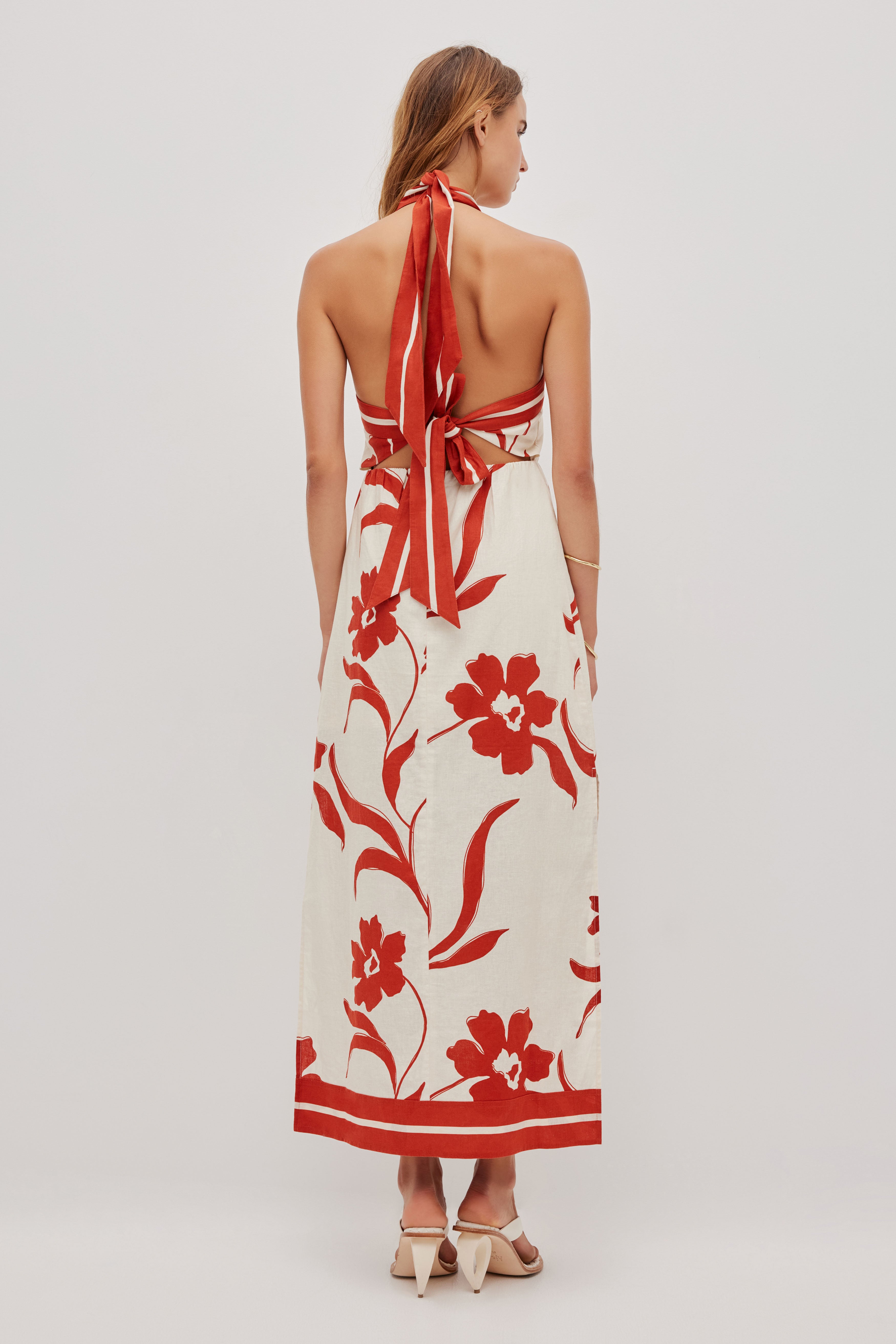 Mireya Halter Midi Dress