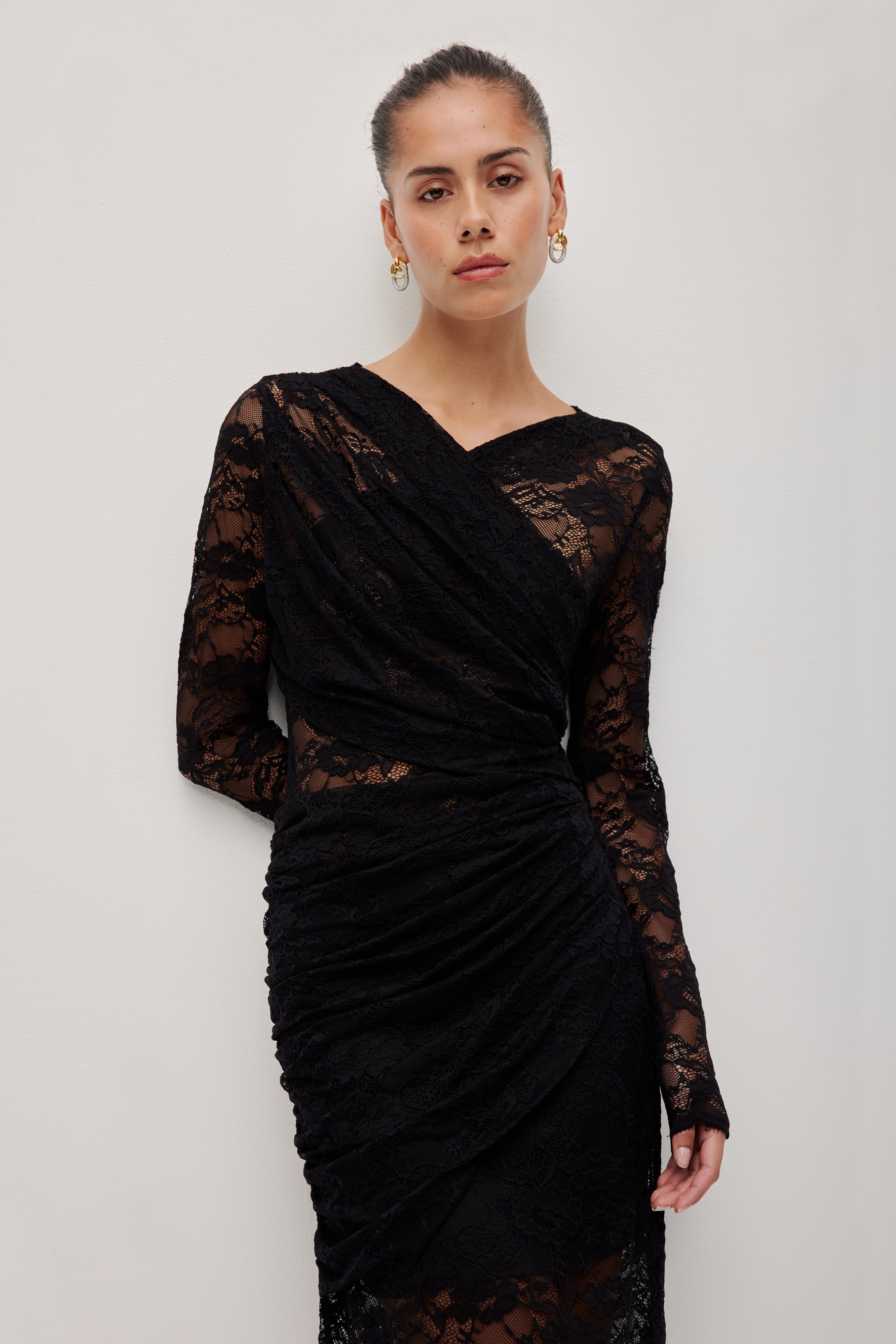 Nerida Lace Maxi Dress | Black | Aje Studio Aje NZ Nerida Lace Maxi Dress | Black | Aje Studio Aje NZ