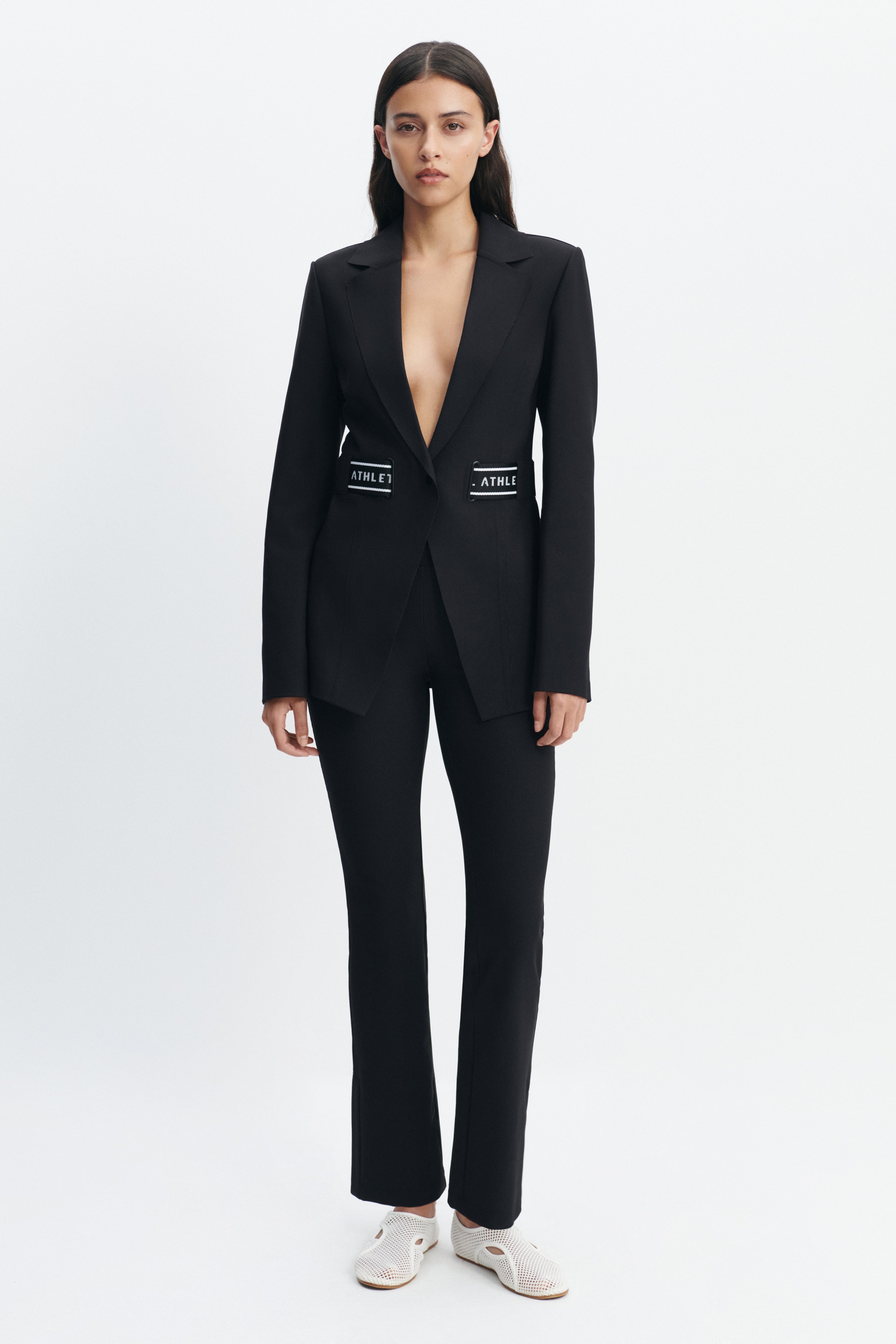 Fitted Side Split Pants