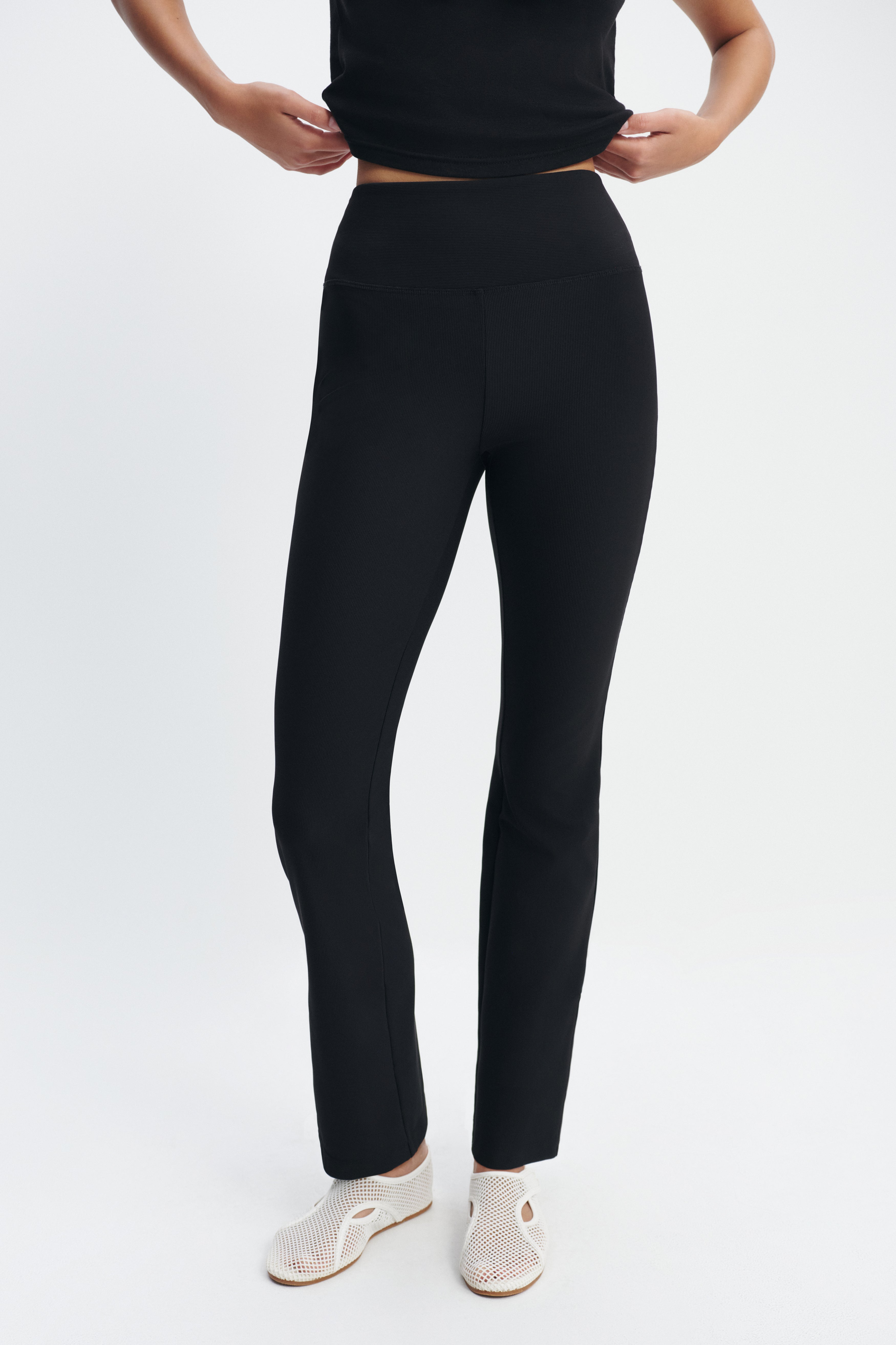 Fitted Side Split Pants