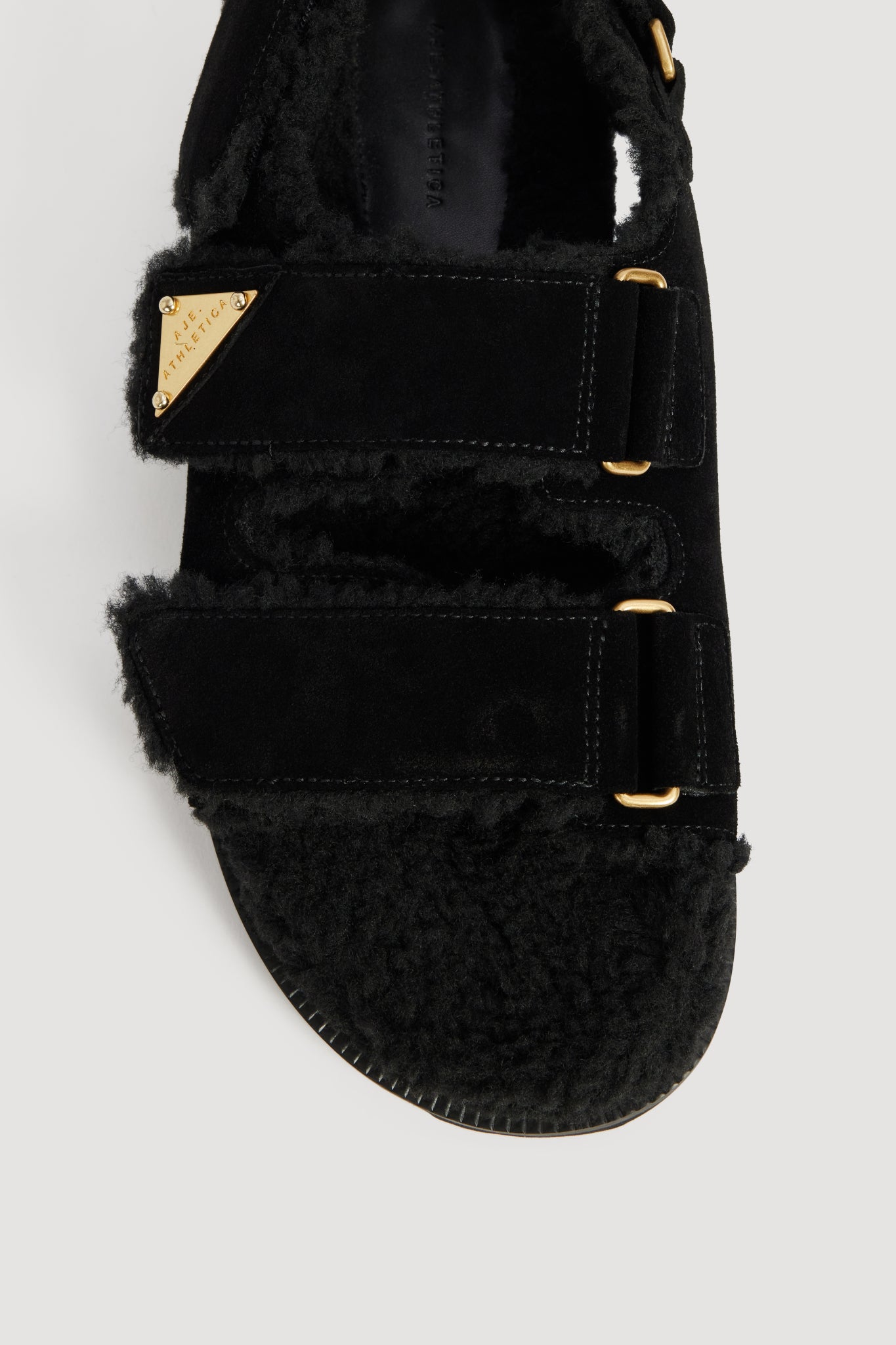 Fluffy Strap Sandal