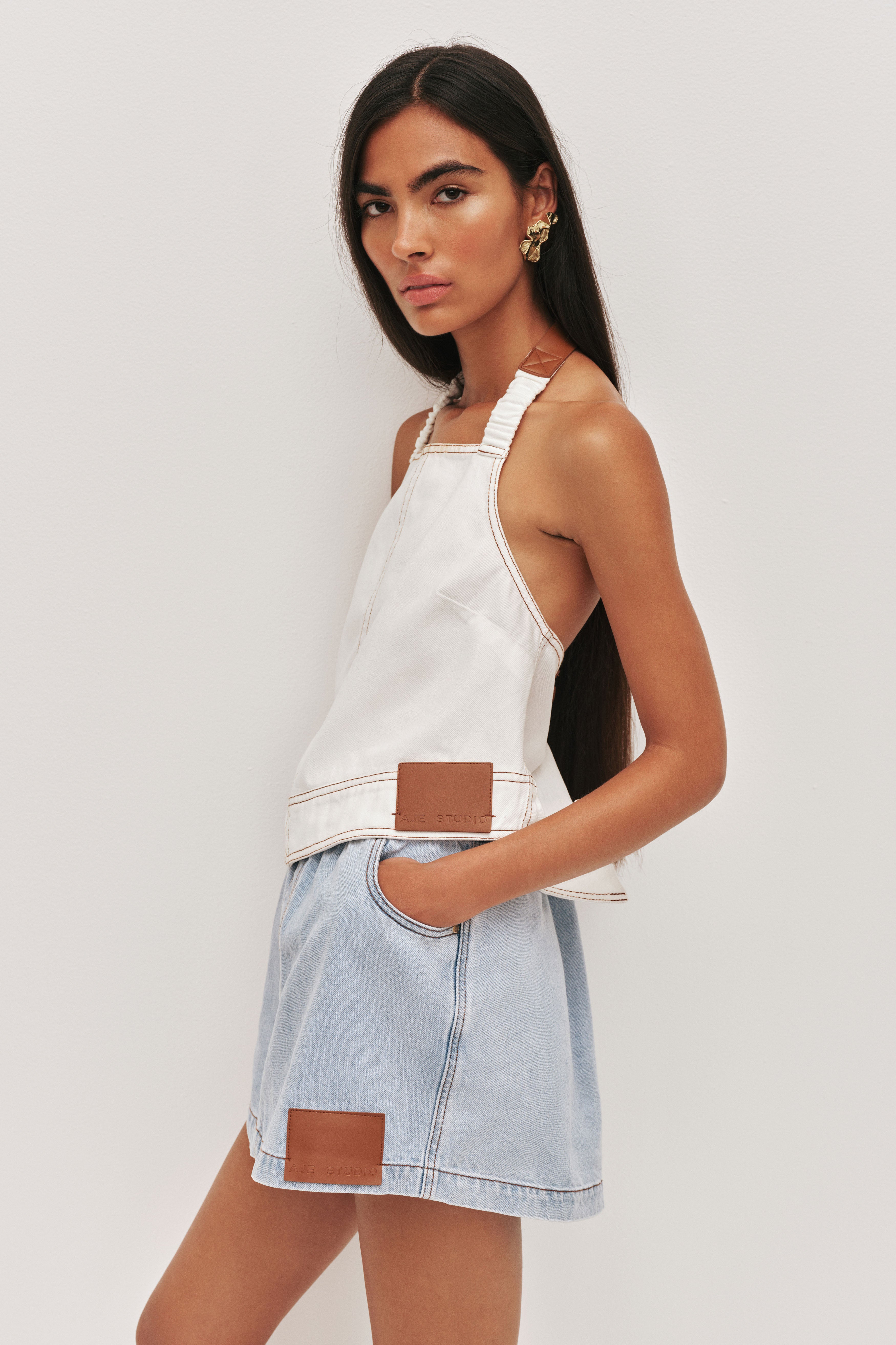 Zella Denim Halter