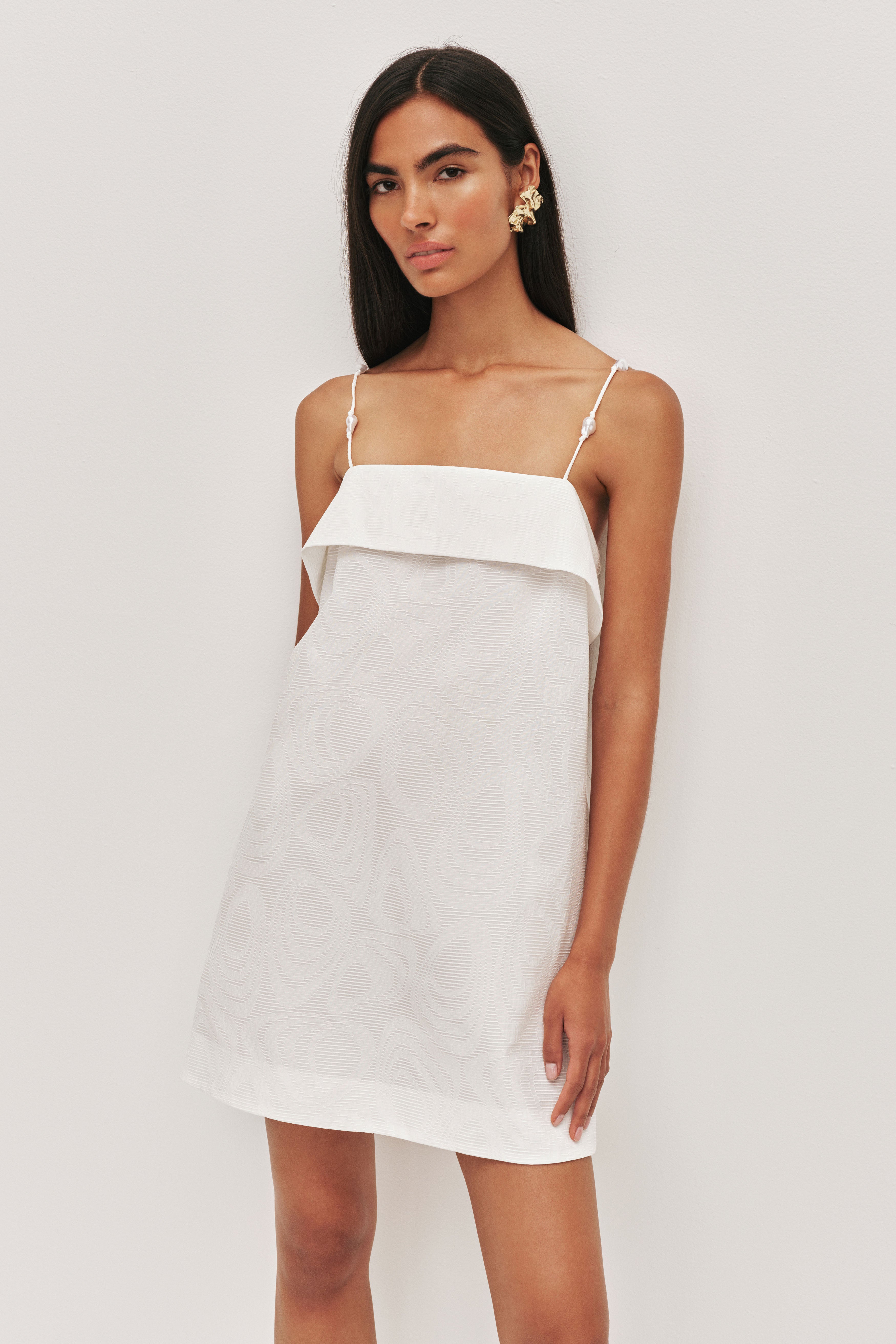 Zaire Tie Back Mini Dress