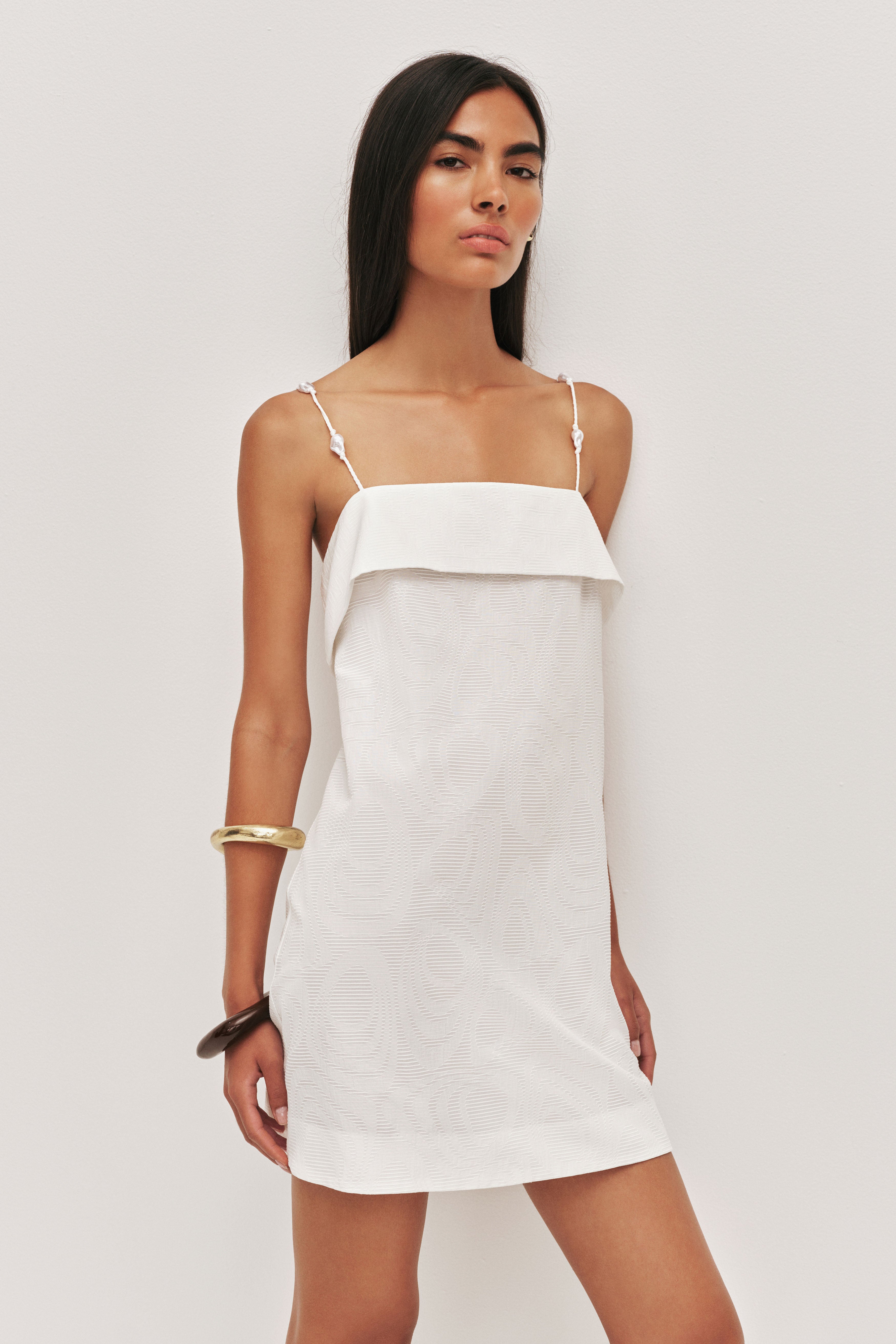 Zaire Tie Back Mini Dress