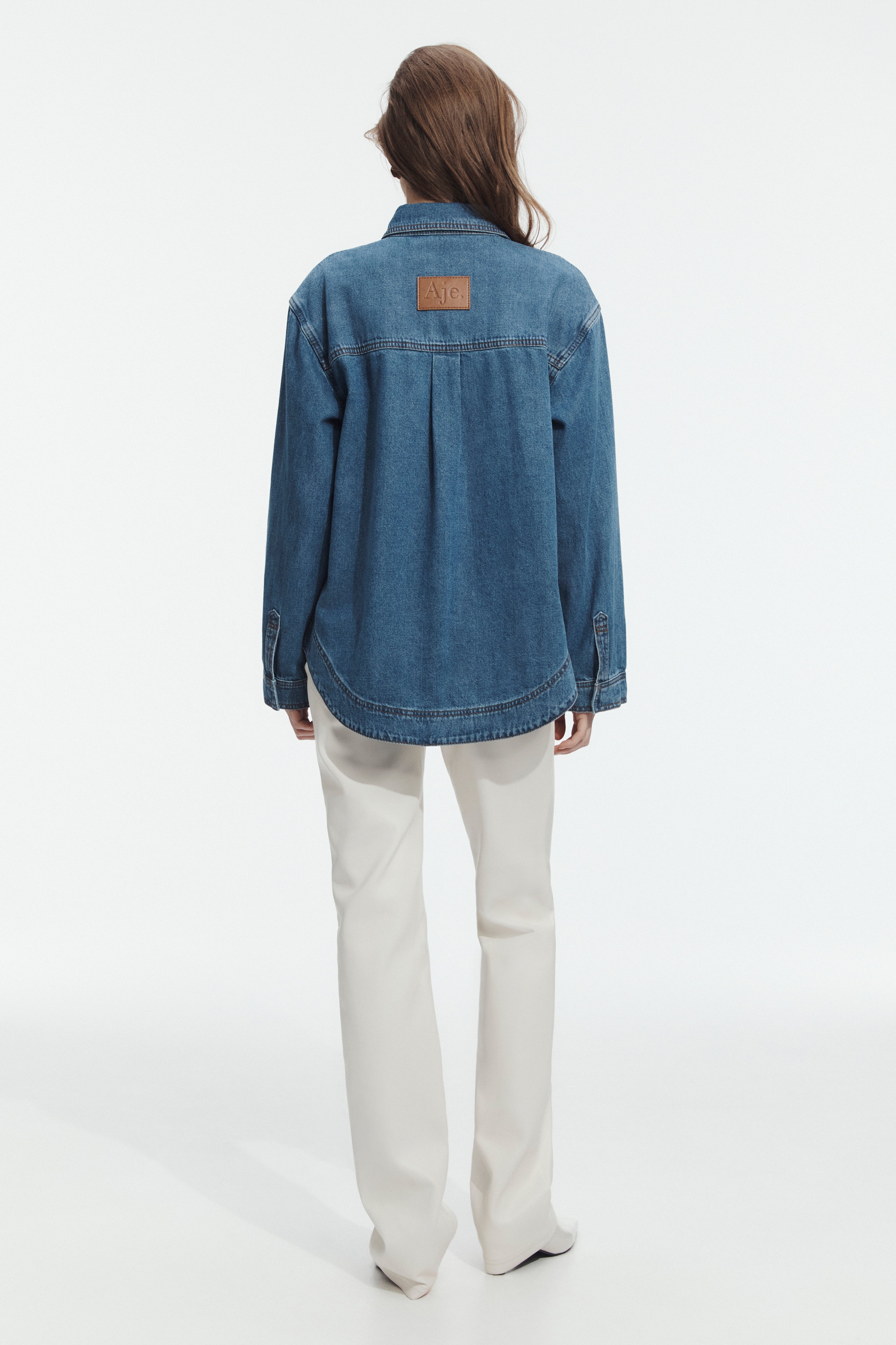 Caserta Logo Denim Shirt