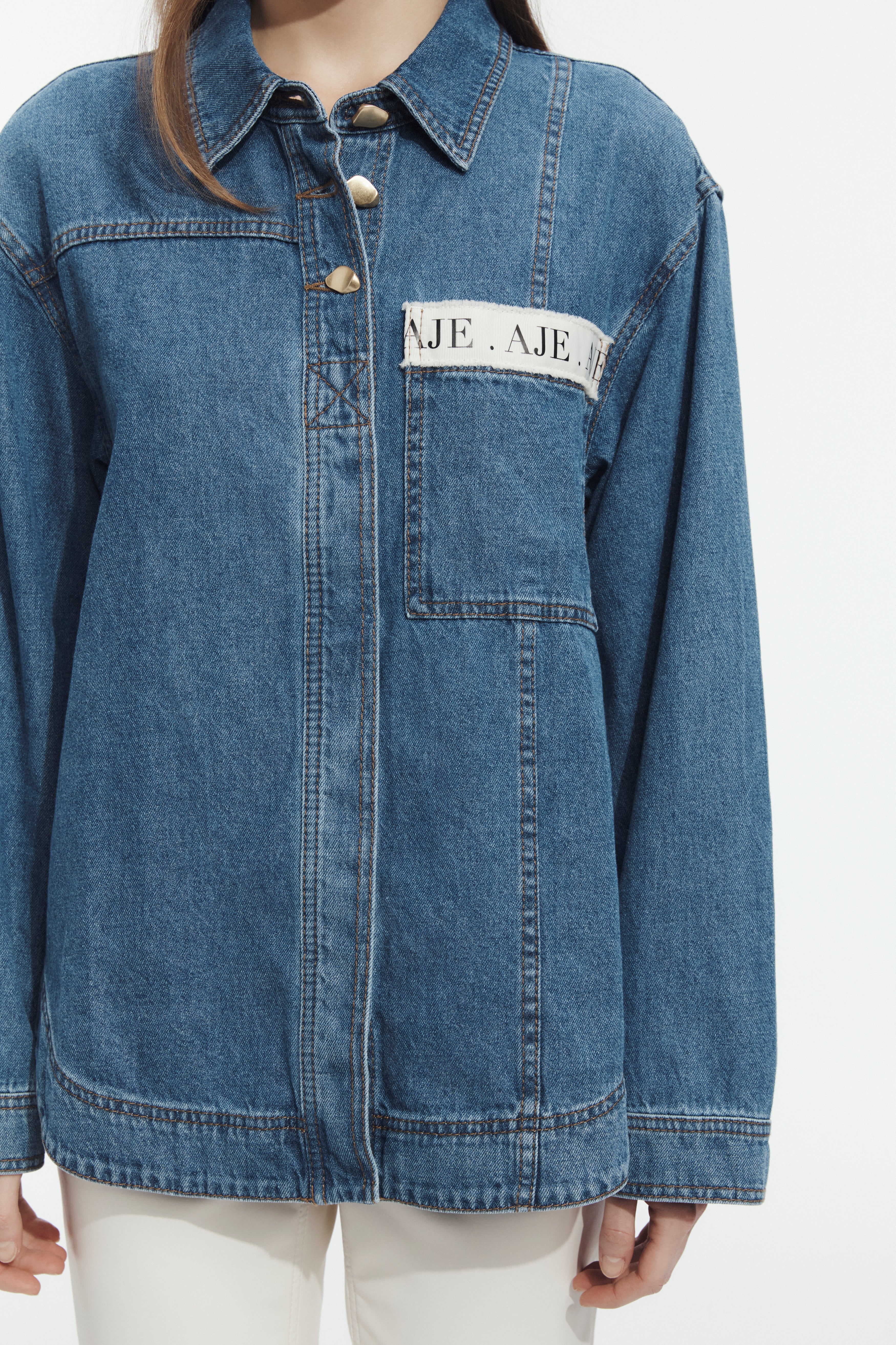 Caserta Logo Denim Shirt