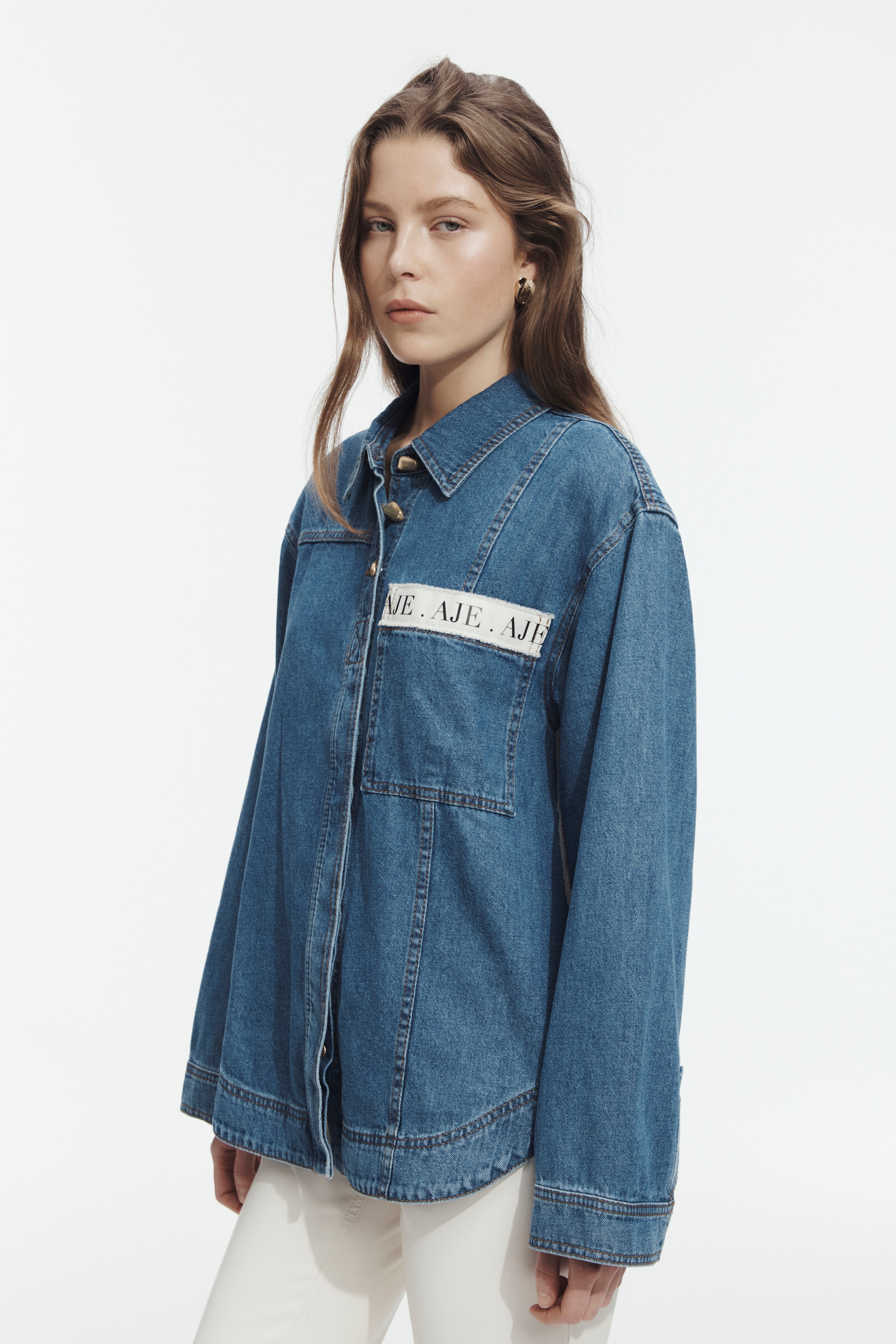Caserta Logo Denim Shirt