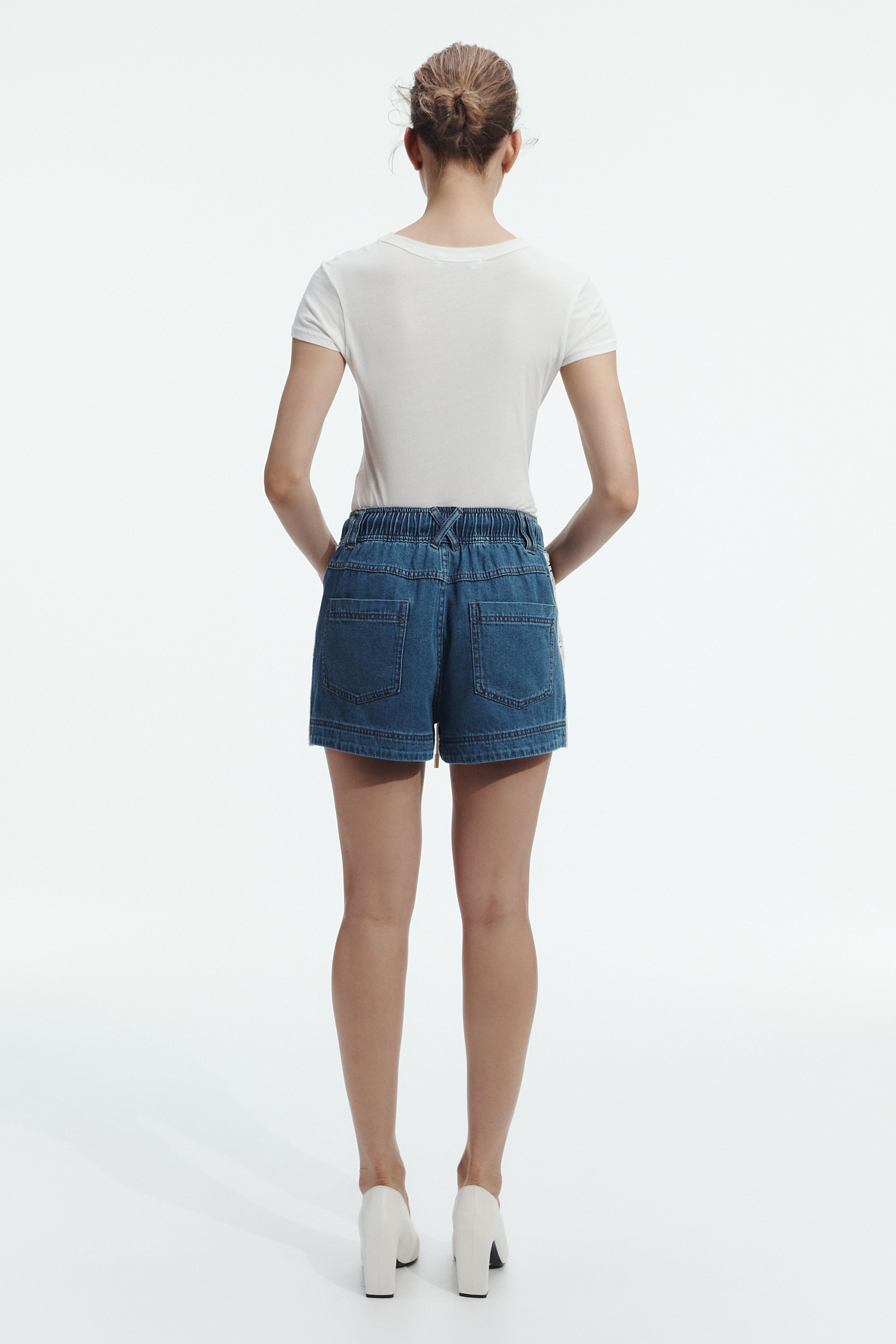 Caserta Logo Denim Short
