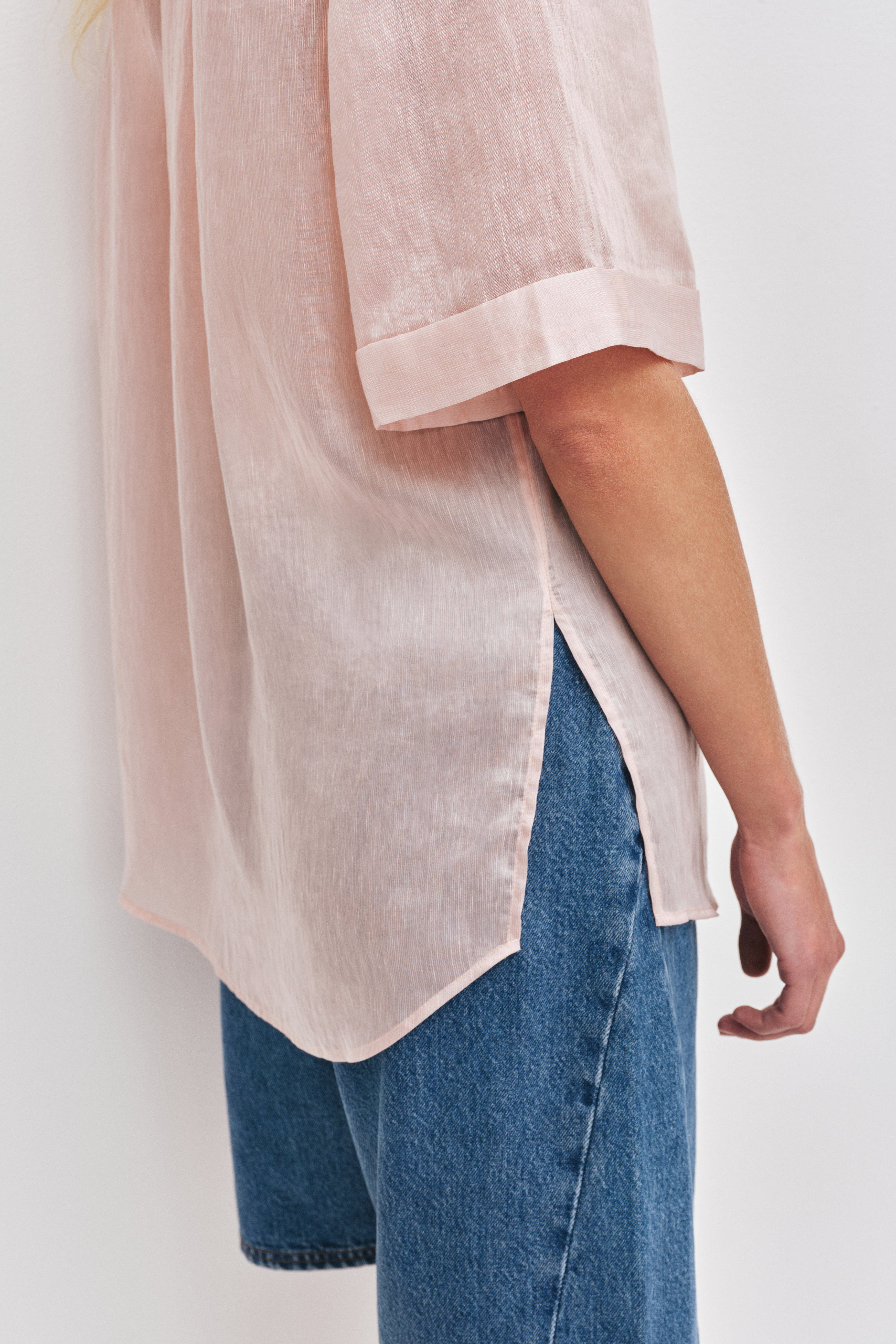 Stevie Denim Barrel Shorts