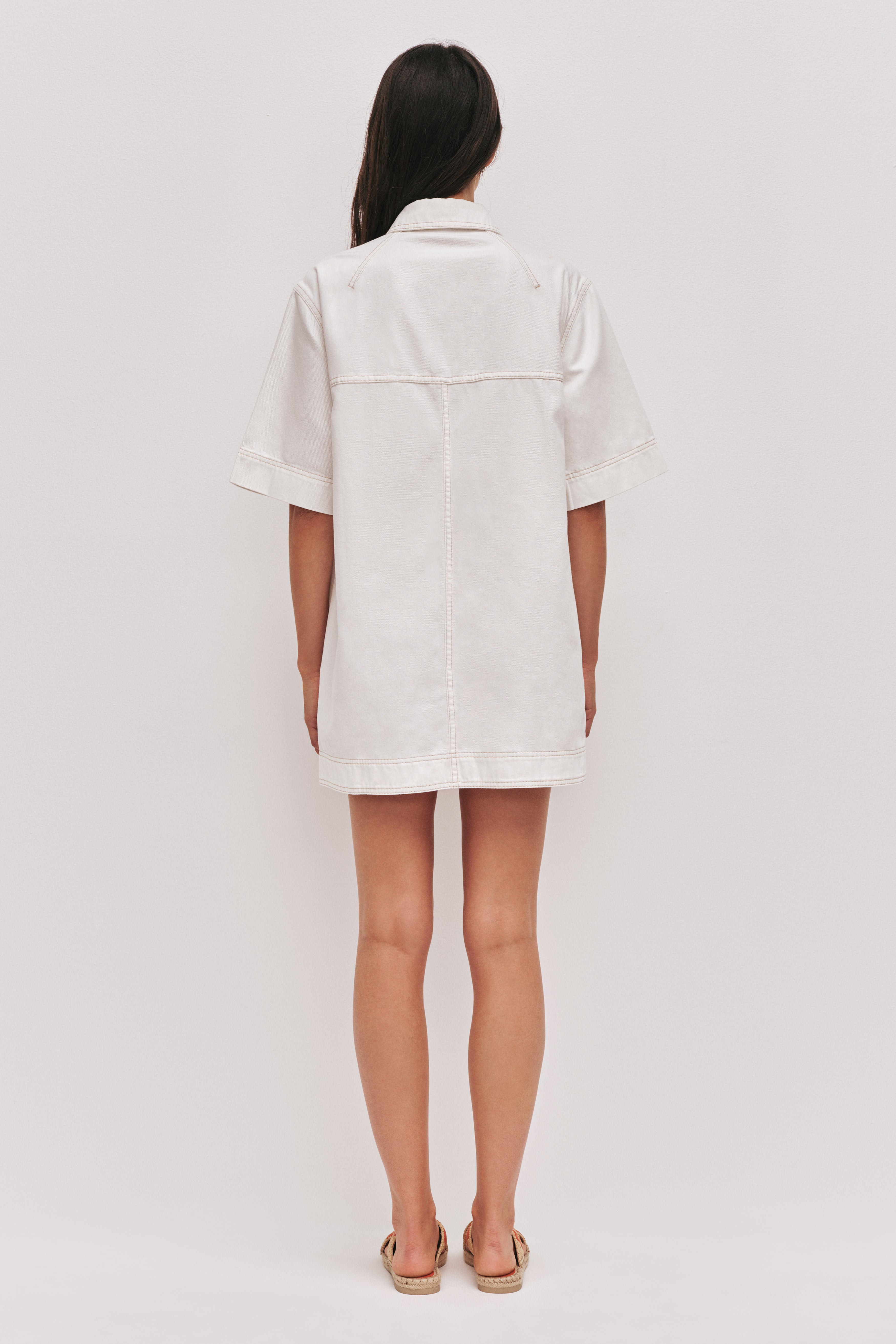 Lumi Denim Mini Tunic Dress