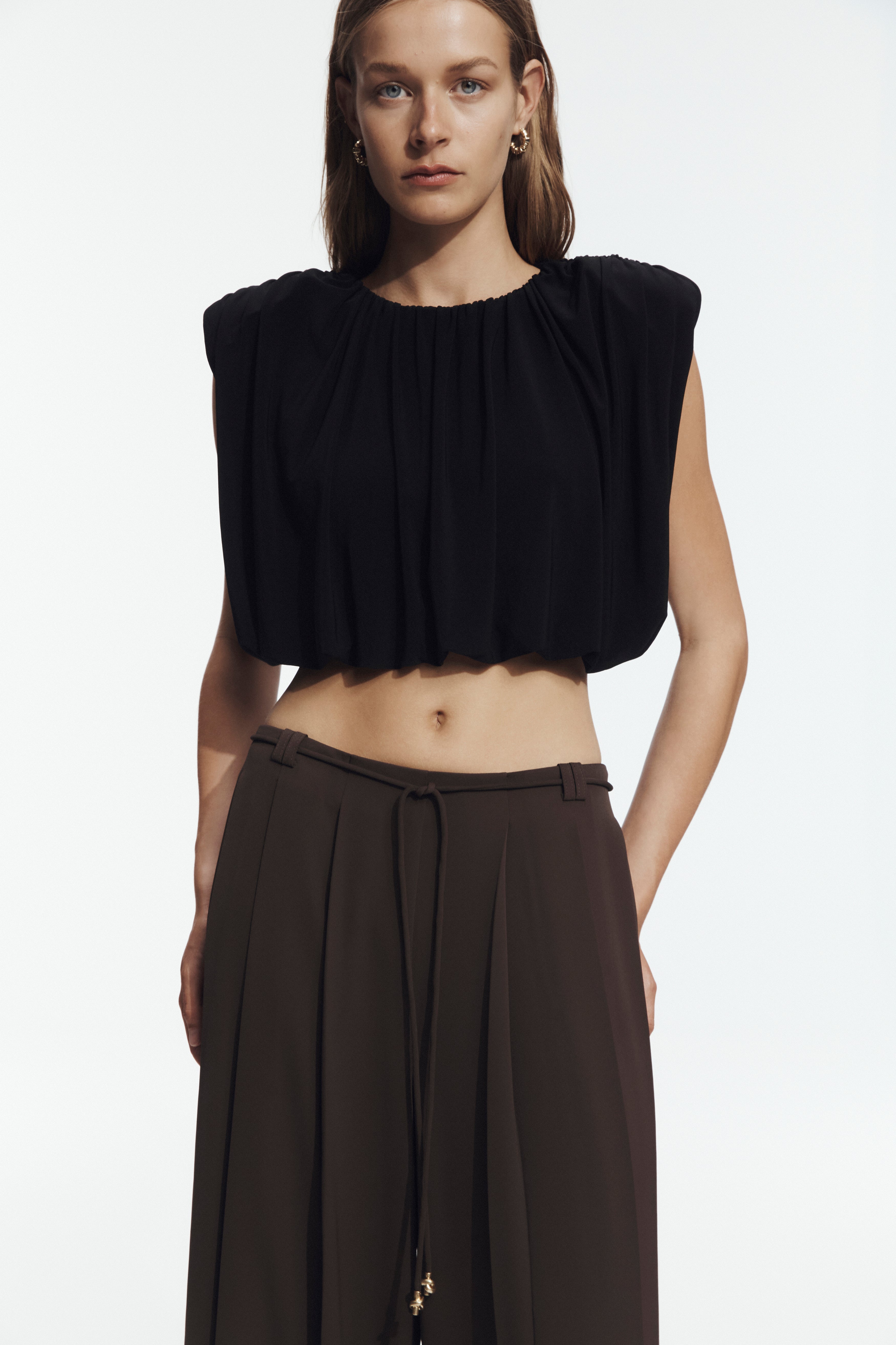 Lunaria Ruched Jersey Top