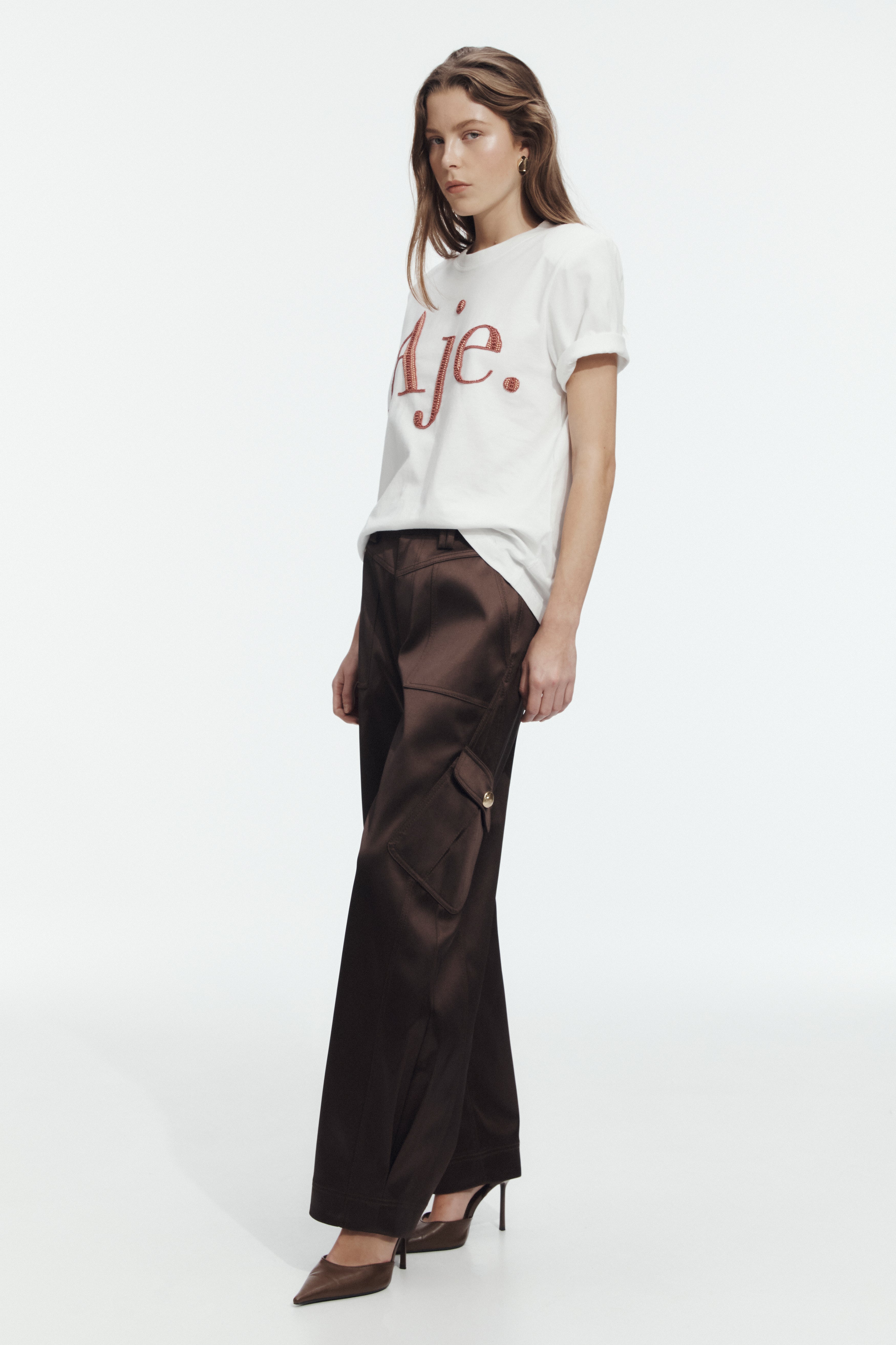 Lola Embellished Logo Tee