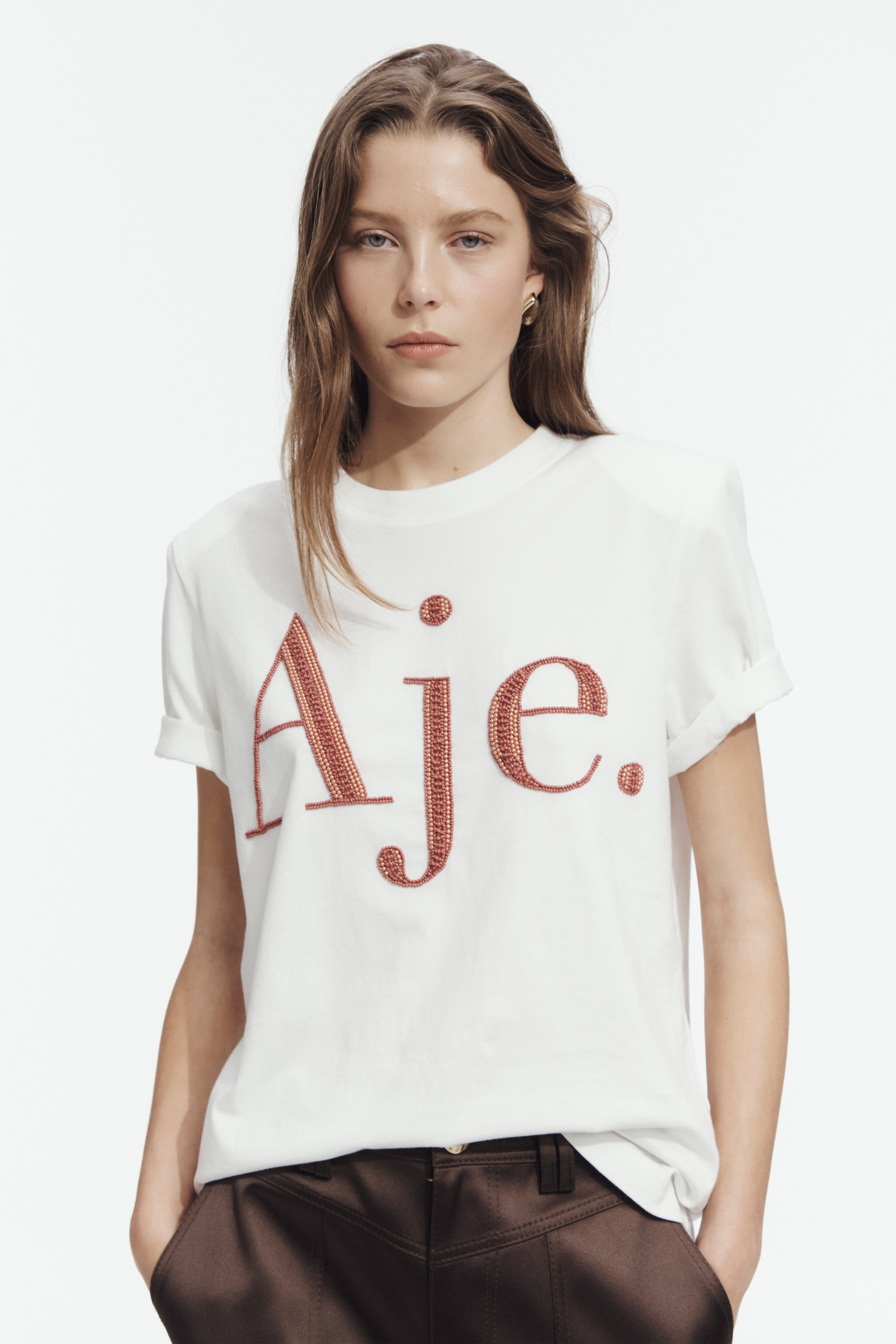 Lola Embellished Logo Tee