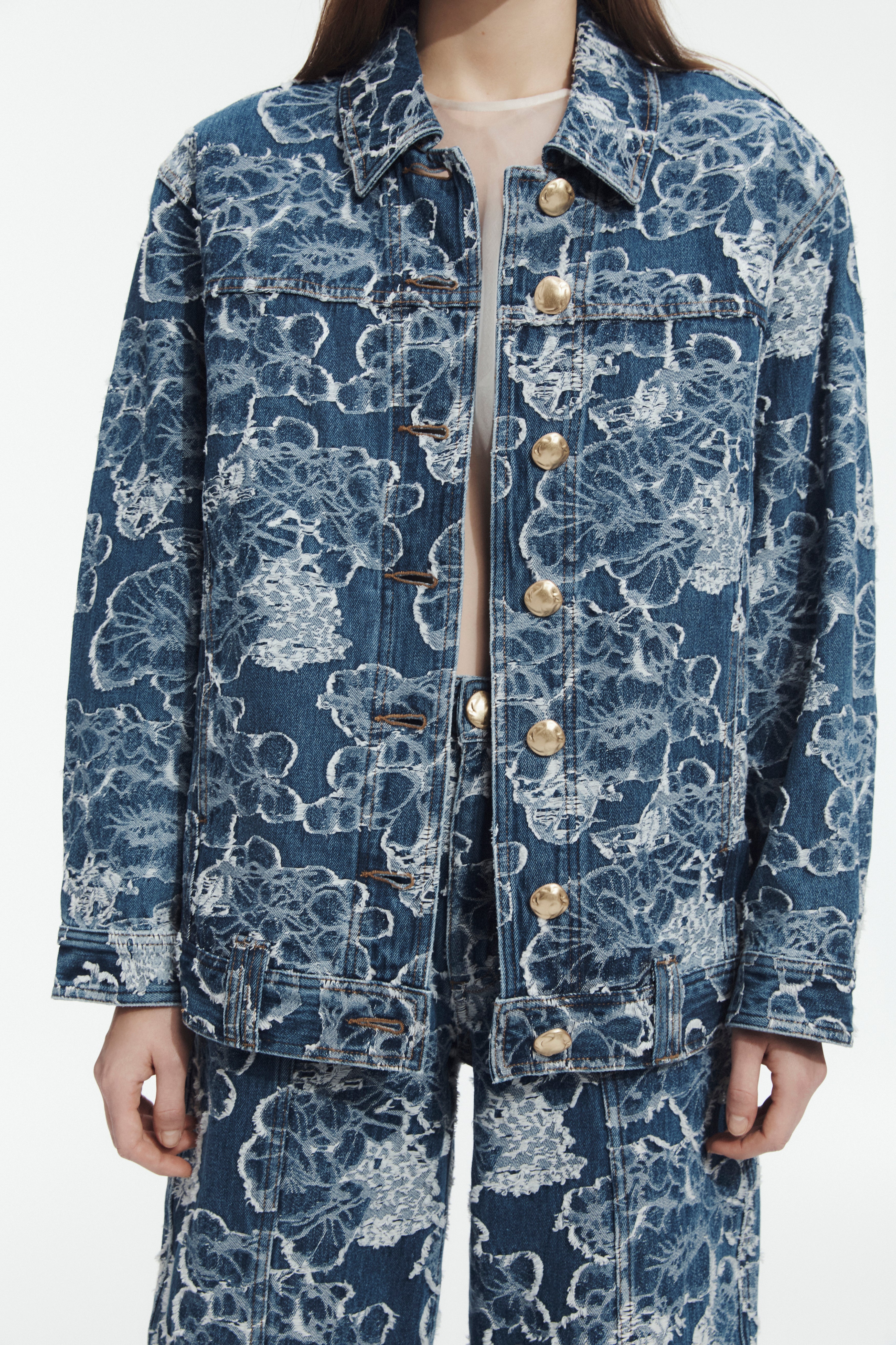 Arlo Jacquard Denim Jacket