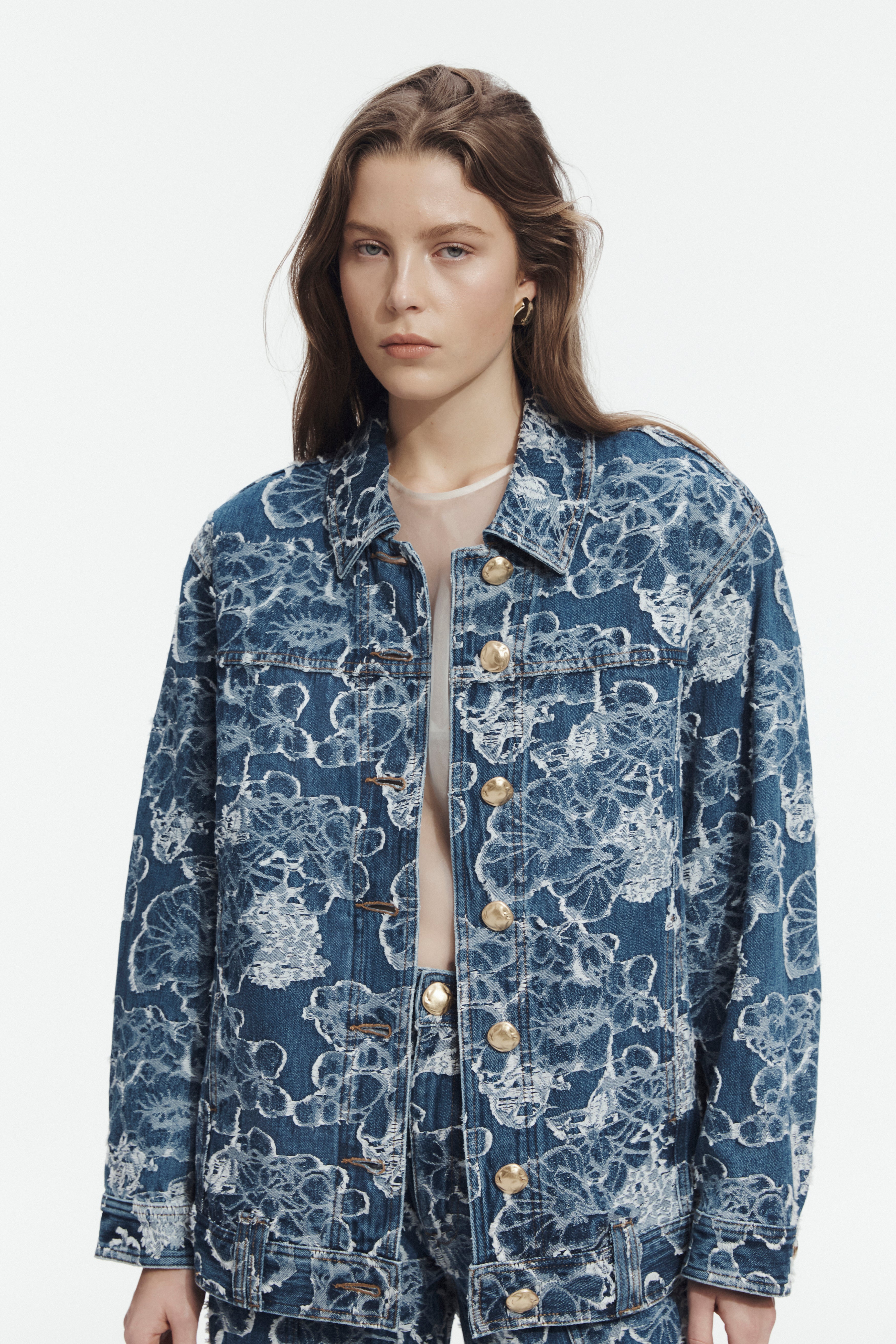 Arlo Jacquard Denim Jacket