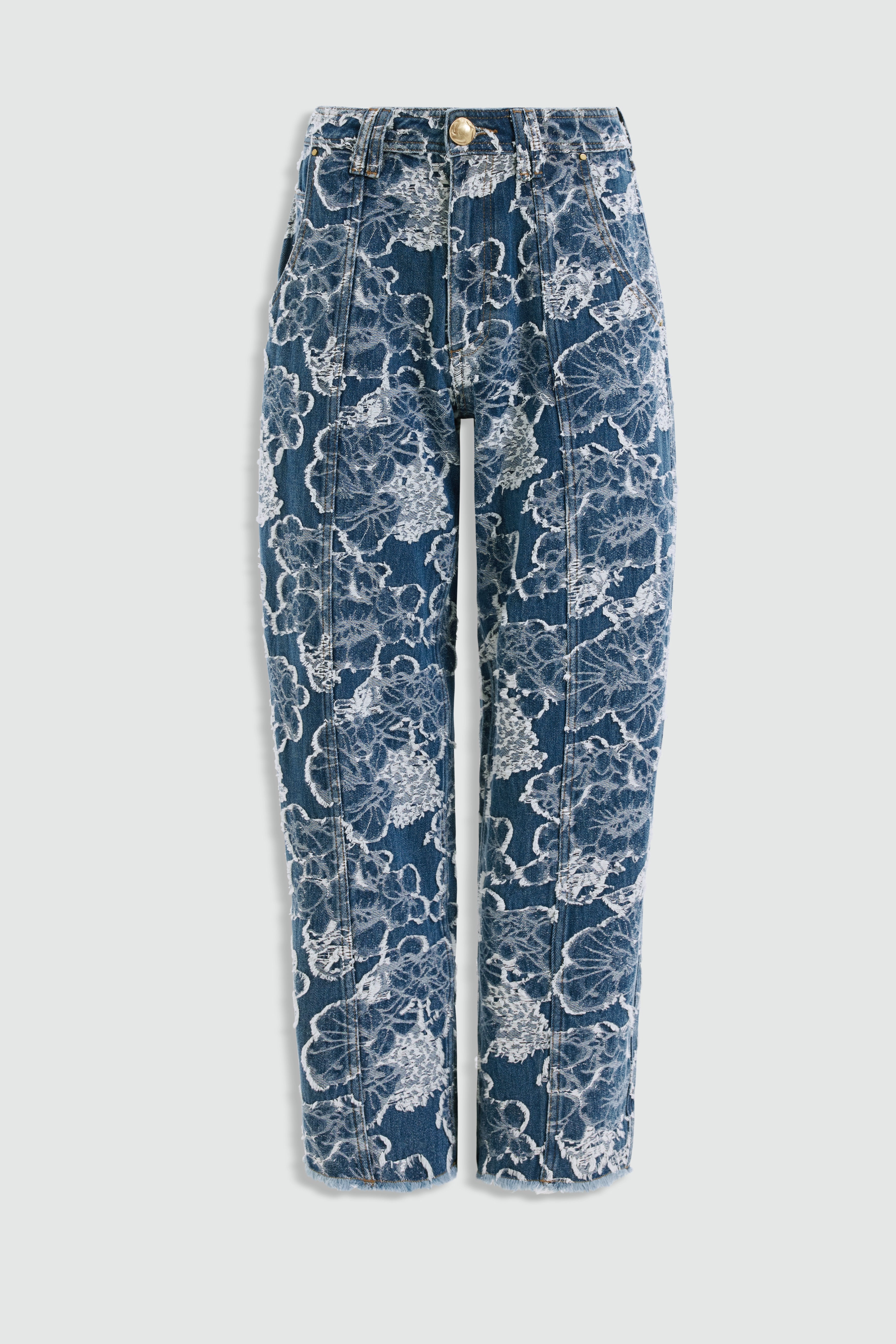 Arlo Jacquard Barrel Jean
