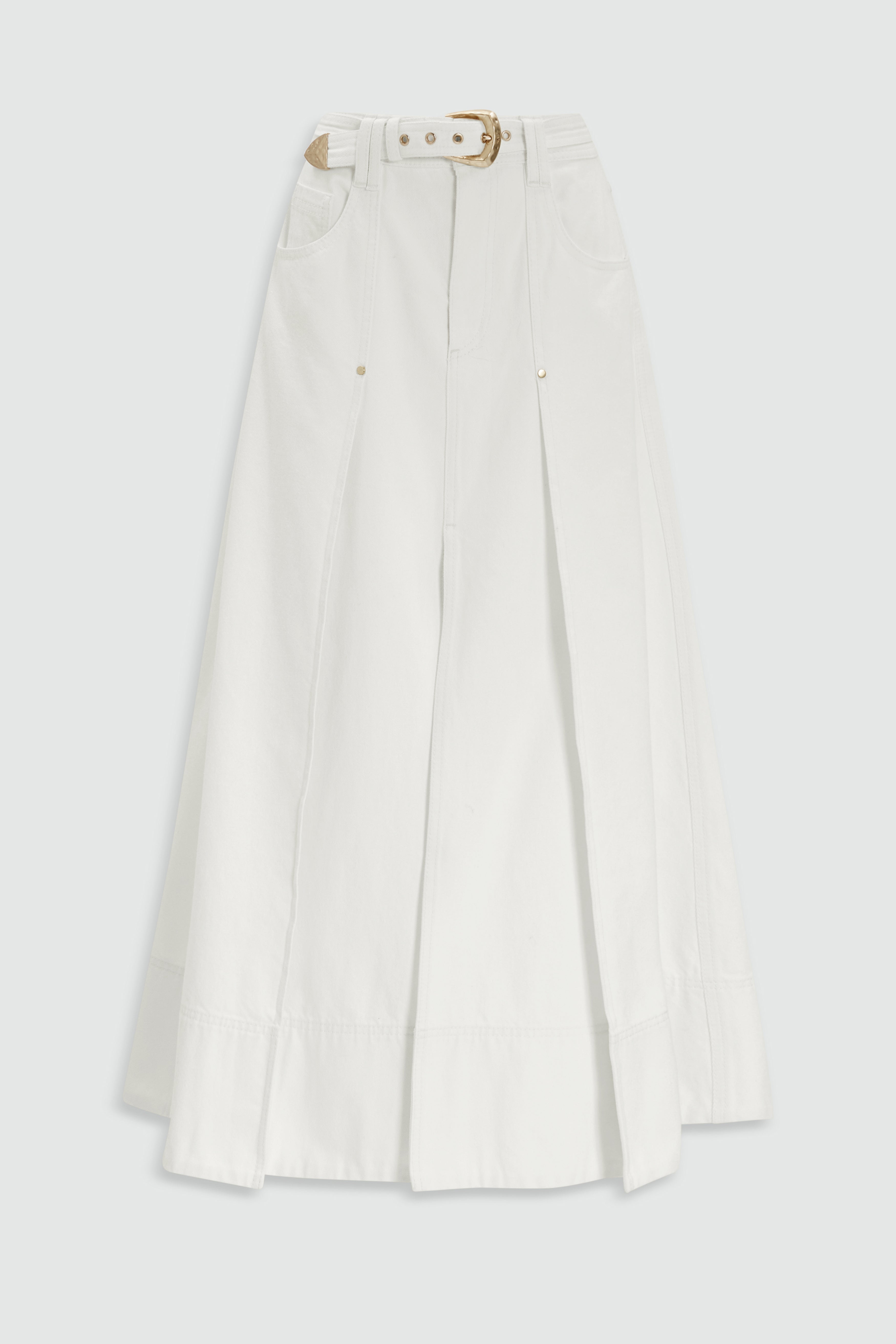 Leni Denim Midi Skirt
