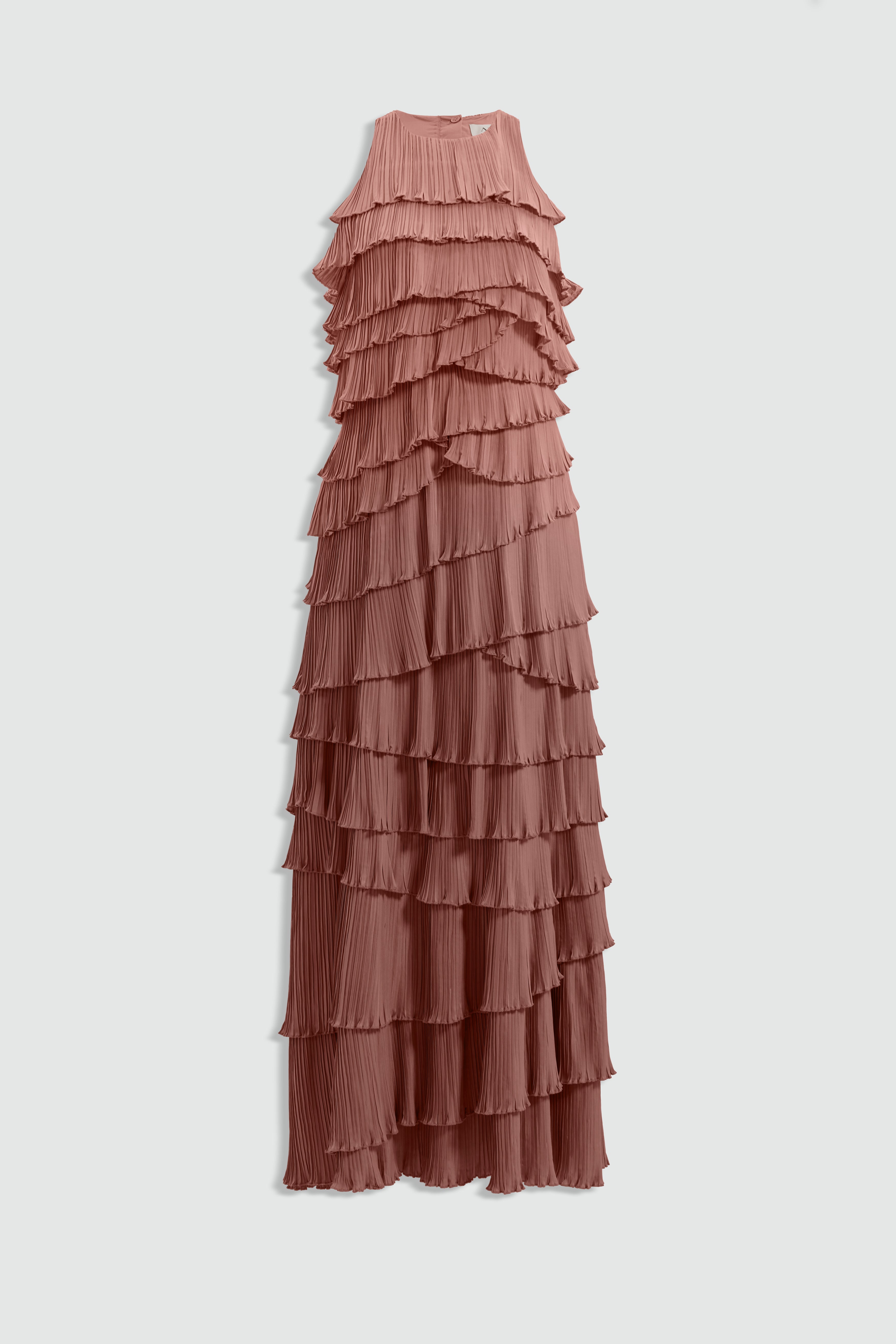 Dew Pleated Maxi Dress