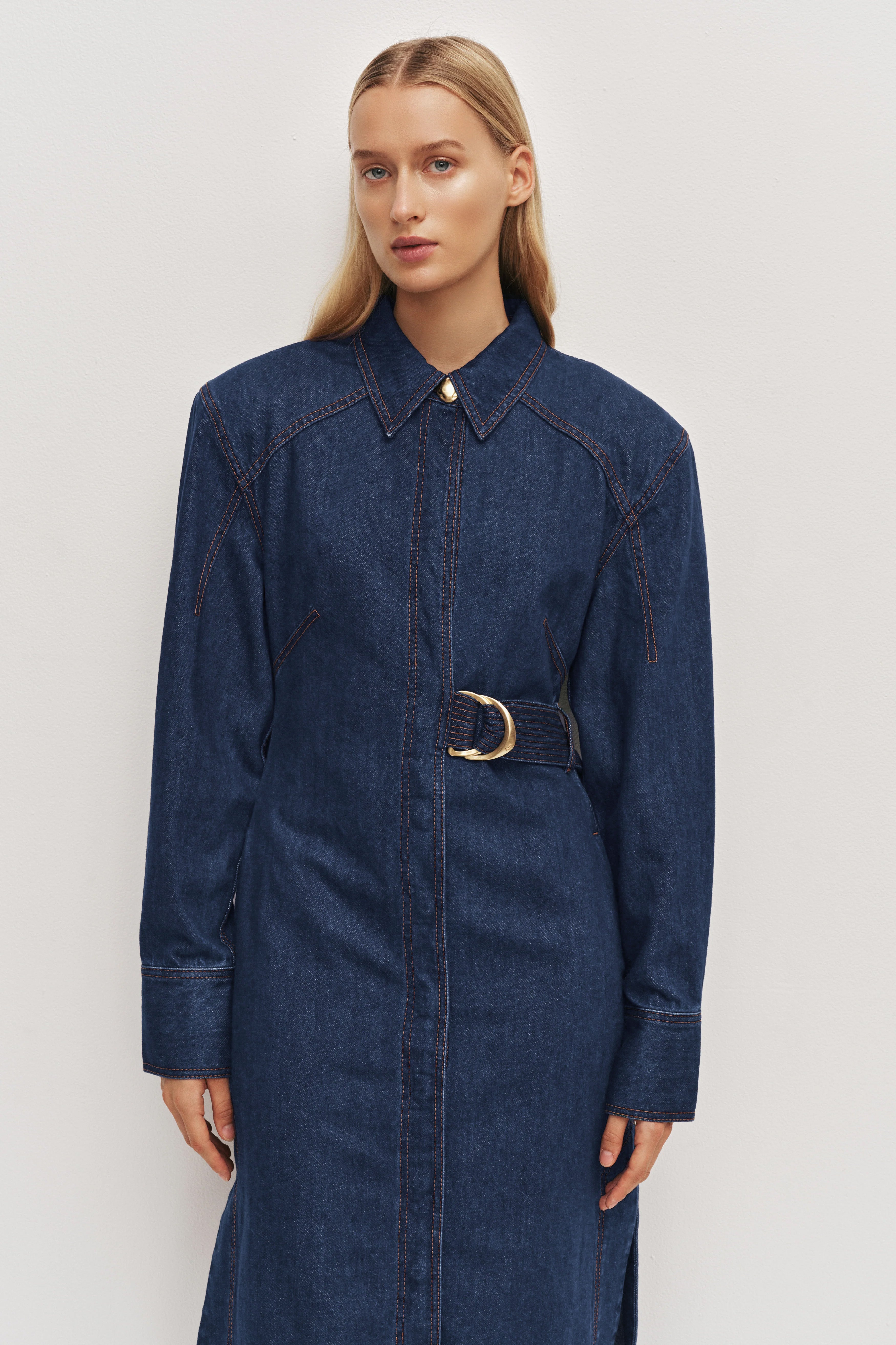 Seren Denim Midi Dress