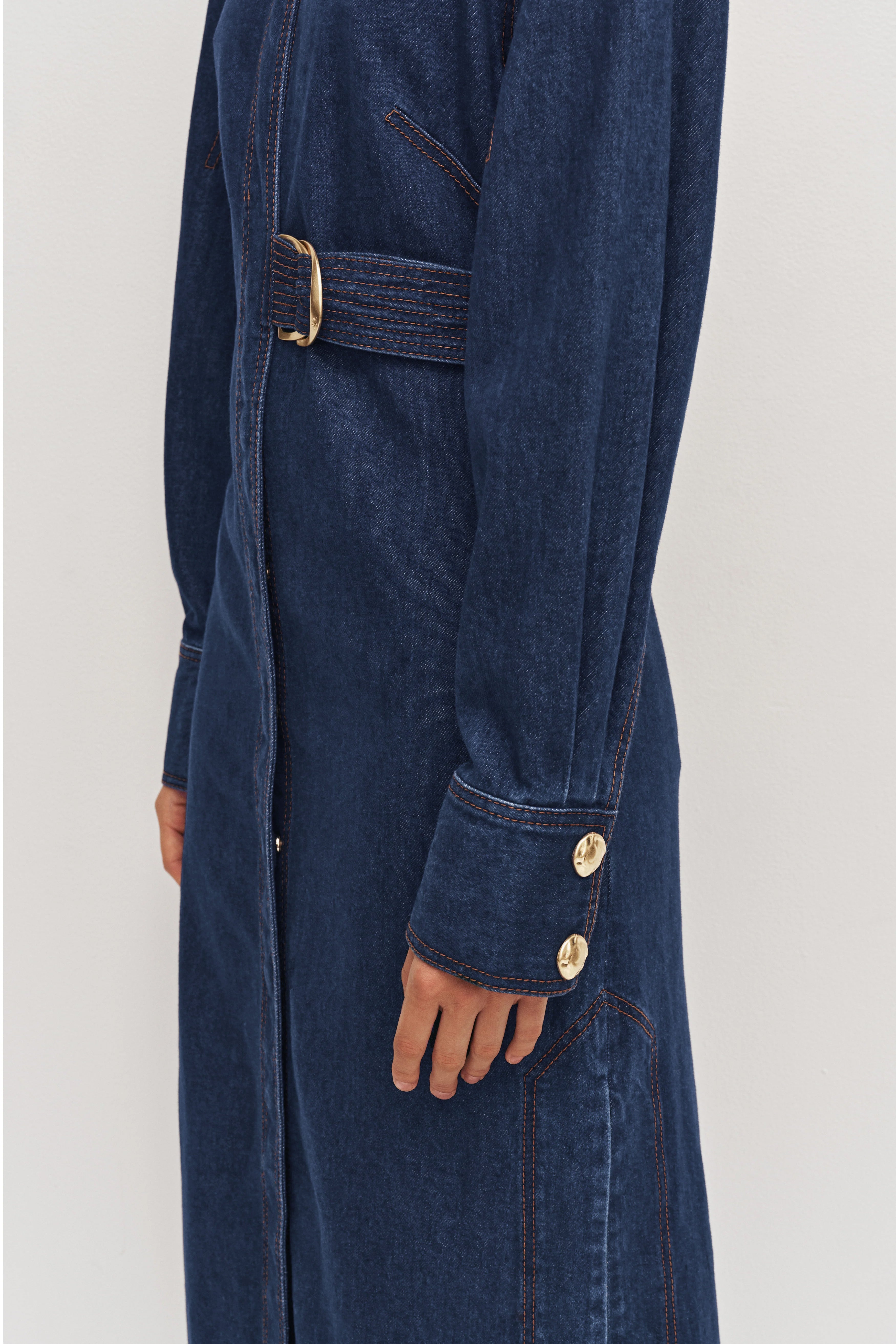 Seren Denim Midi Dress