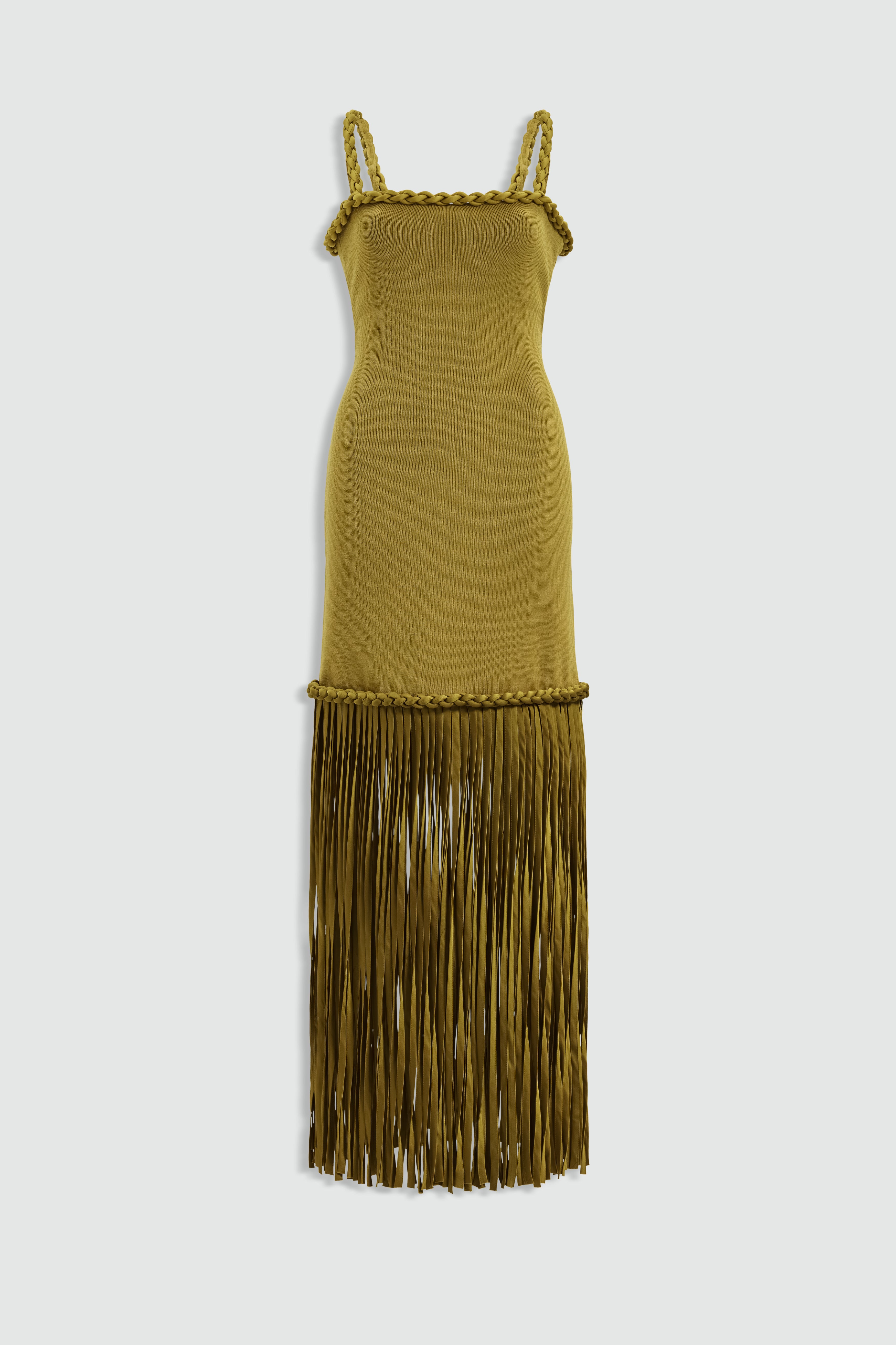 Ribiona Knit Midi Dress