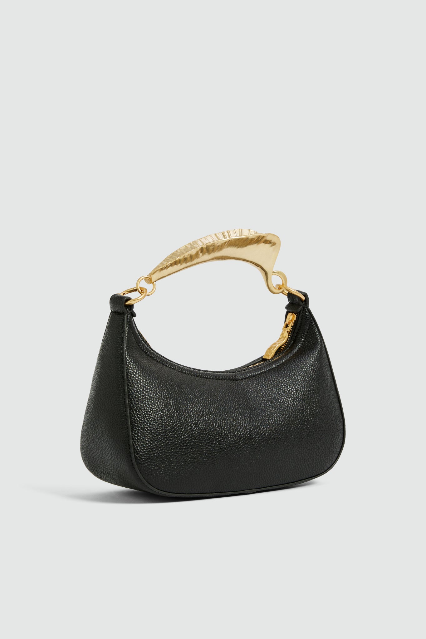 Leaf Texture Top Handle Bag