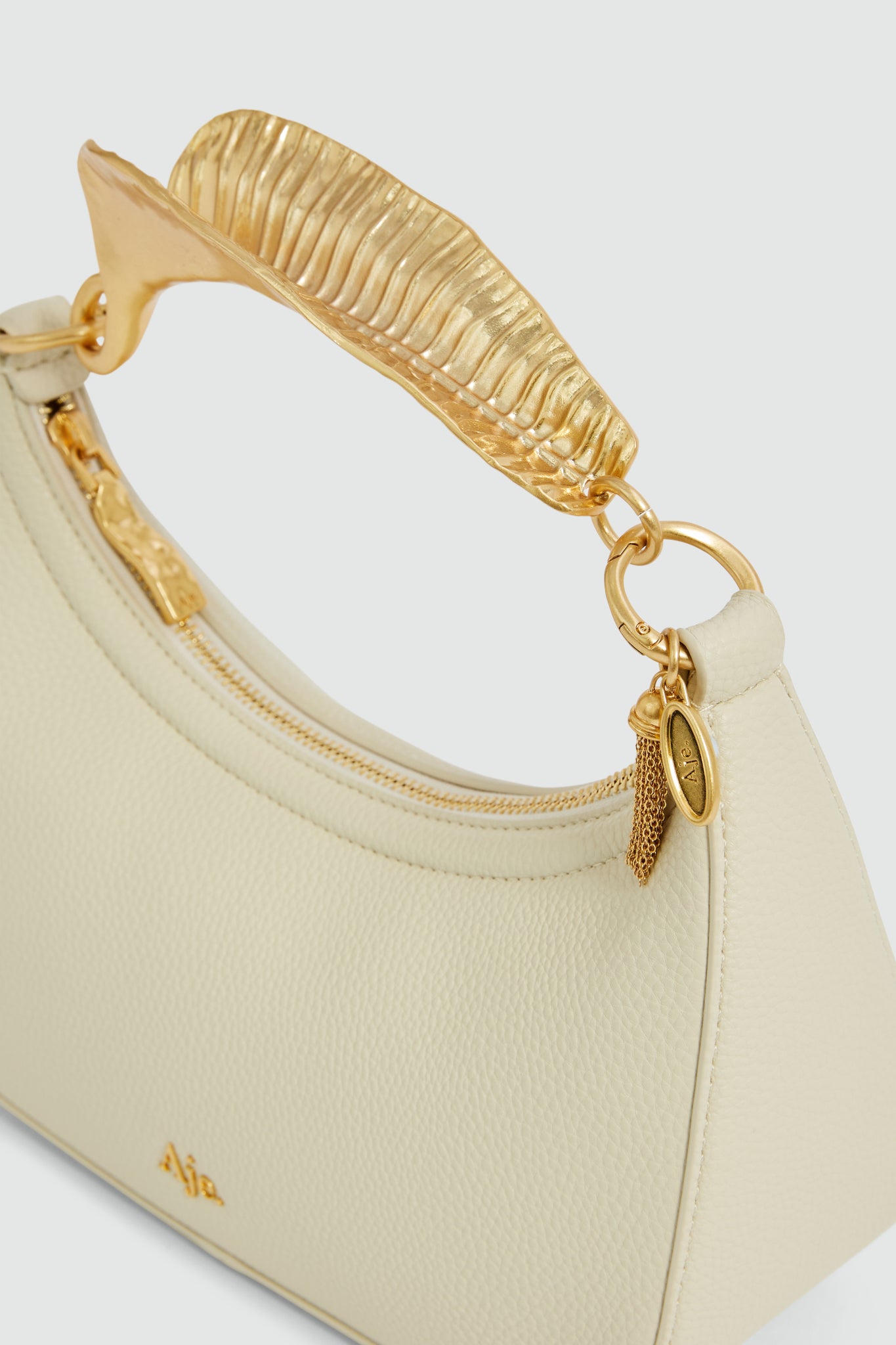 Leaf Texture Top Handle Bag