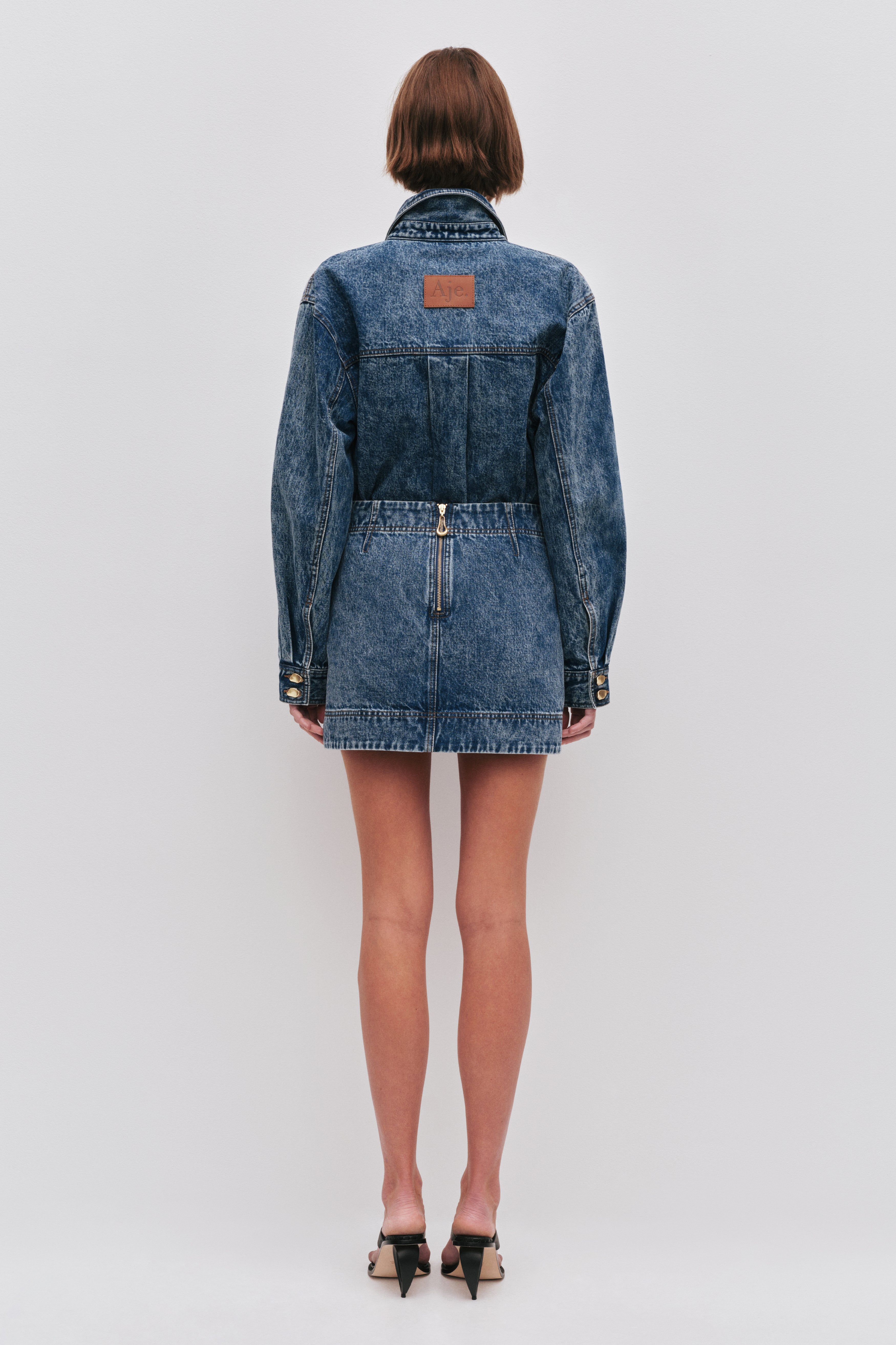 Angelina Denim Mini Skirt